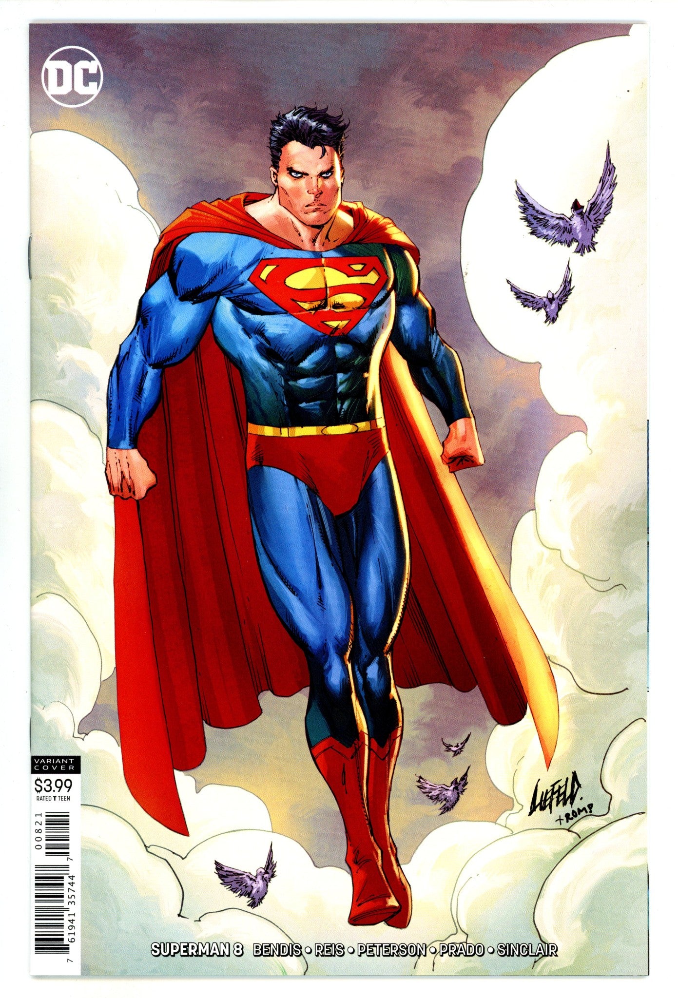 Superman Vol 5 8 High Grade (2019) Liefeld Variant 