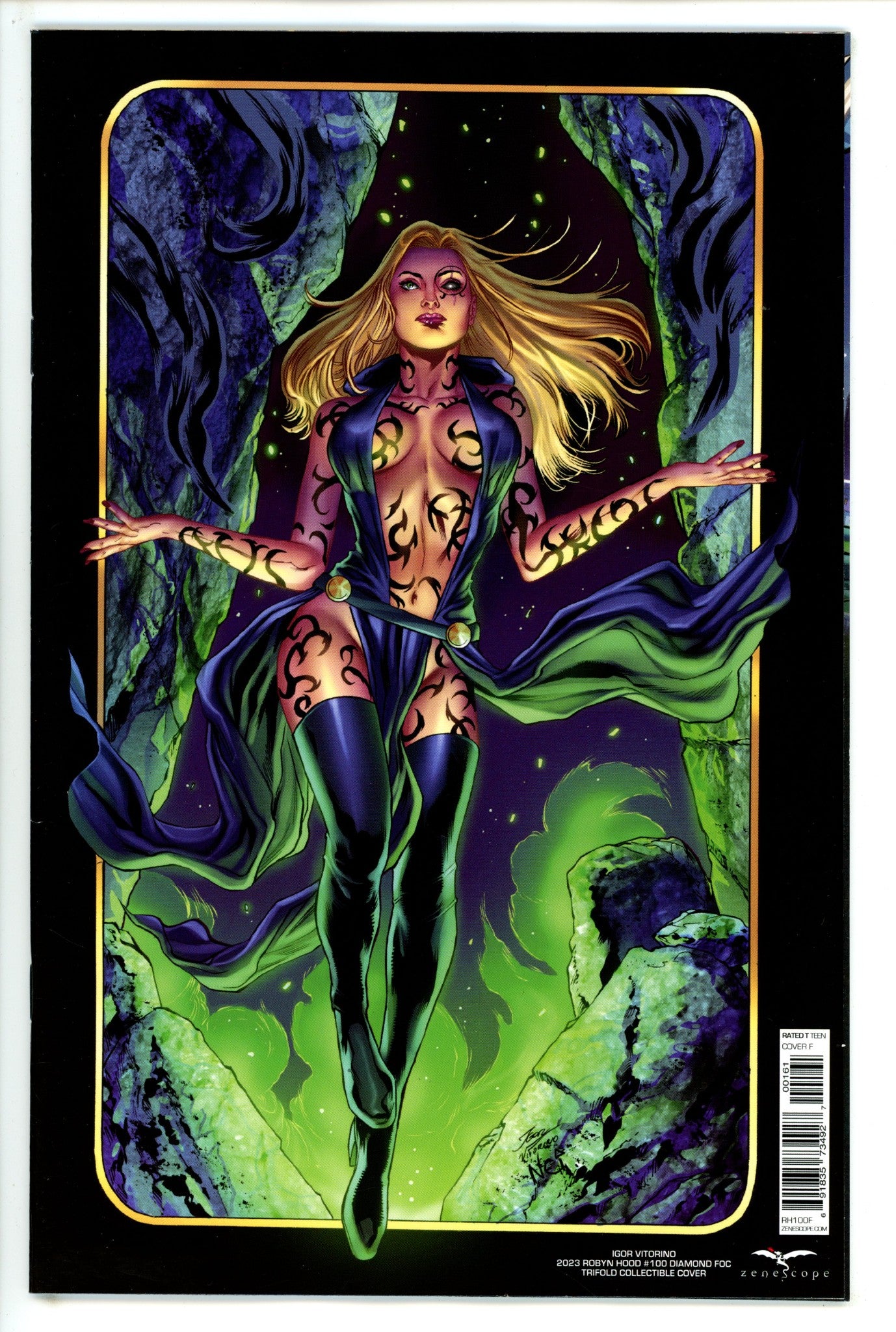 Robyn Hood 100 Vitorino Trifold Incentive Variant VF/NM (2023)