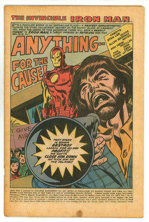 Iron Man Vol 1 31 Coverless (1970) 