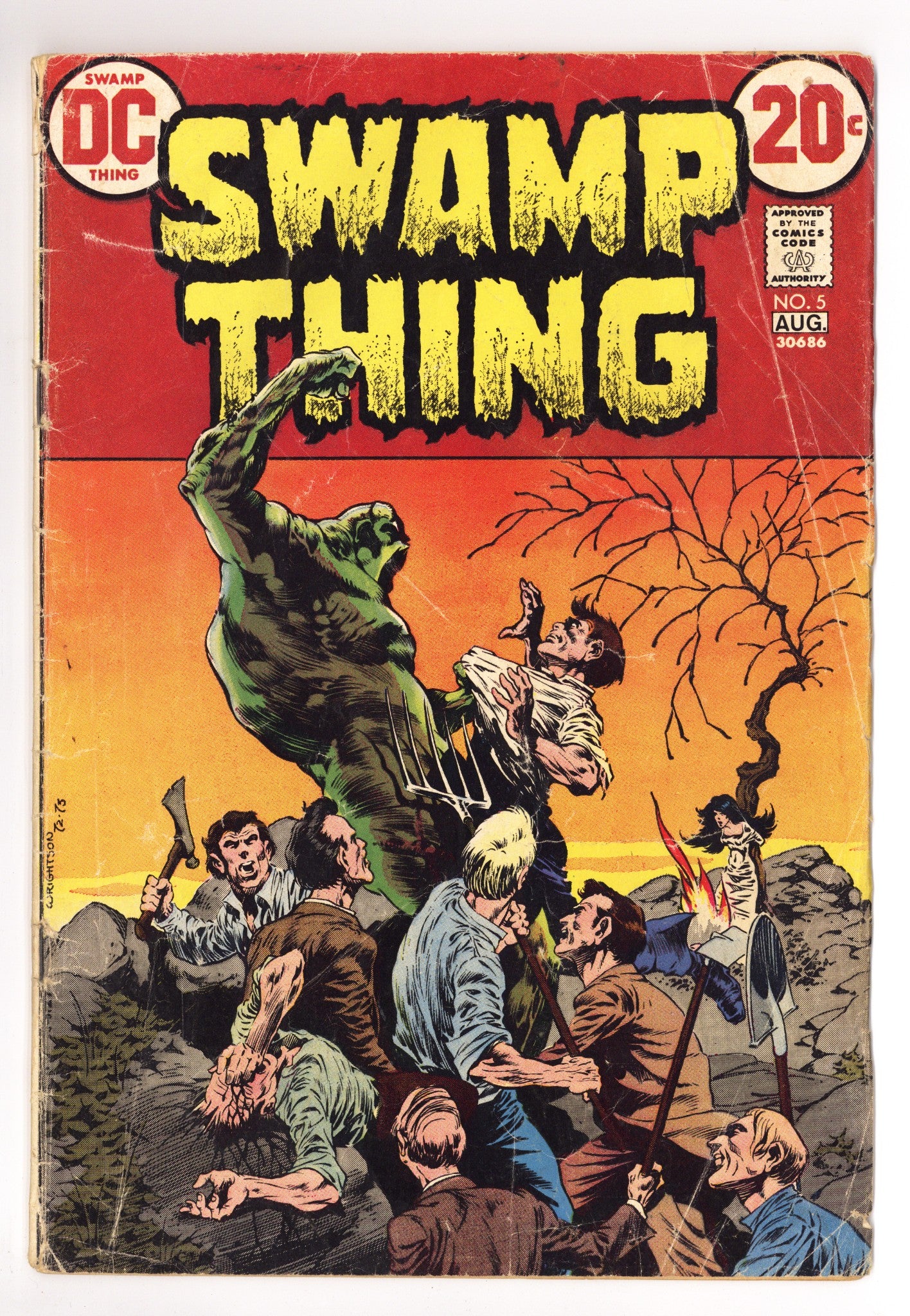Swamp Thing Vol 1 5 GD+ (2.5) (1973) 