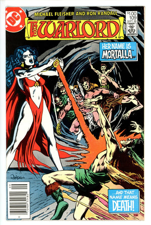 Warlord Vol 1 109  Mid Grade   (1986)   Canadian Price Variant