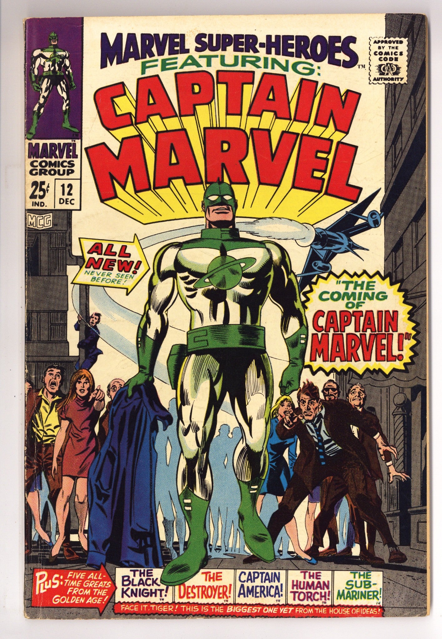 Marvel Super-Heroes Vol 1 12 VG/FN (5.0) (1967) 