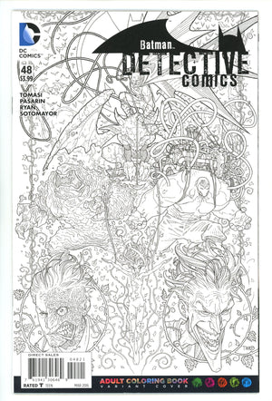 Detective Comics Vol 3 48 High Grade (2016) Colouring Book Variant