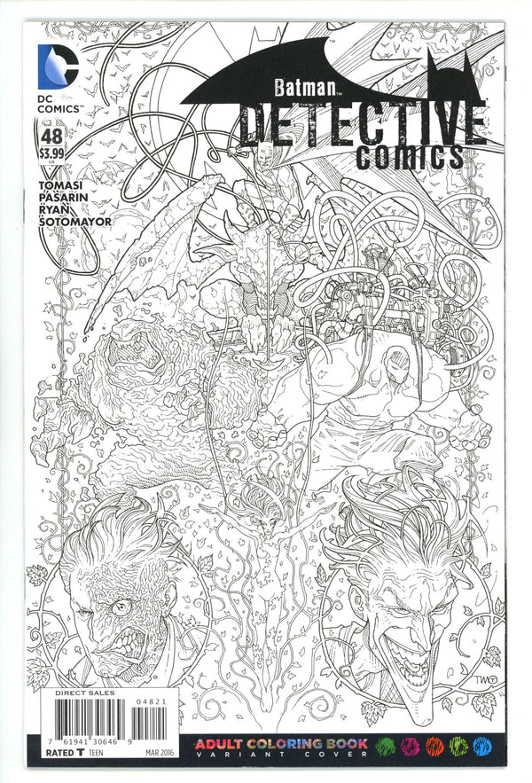 Detective Comics Vol 3 48 High Grade (2016) Colouring Book Variant