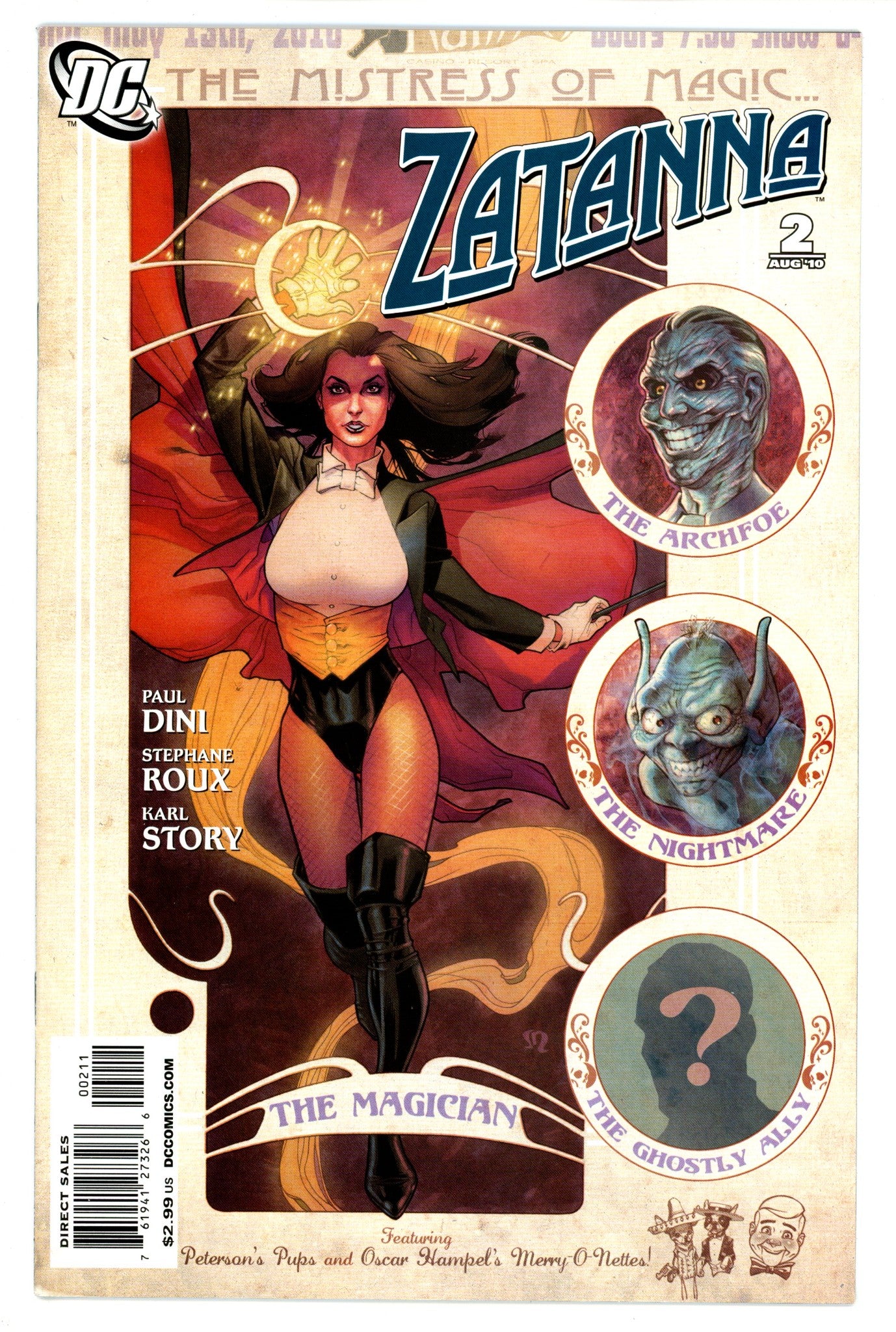 Zatanna Vol 2 2 VF+ (8.5) (2010) 