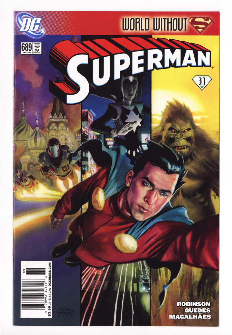 Superman Vol 1 689 FN/VF (7.0) (2009) Newsstand 