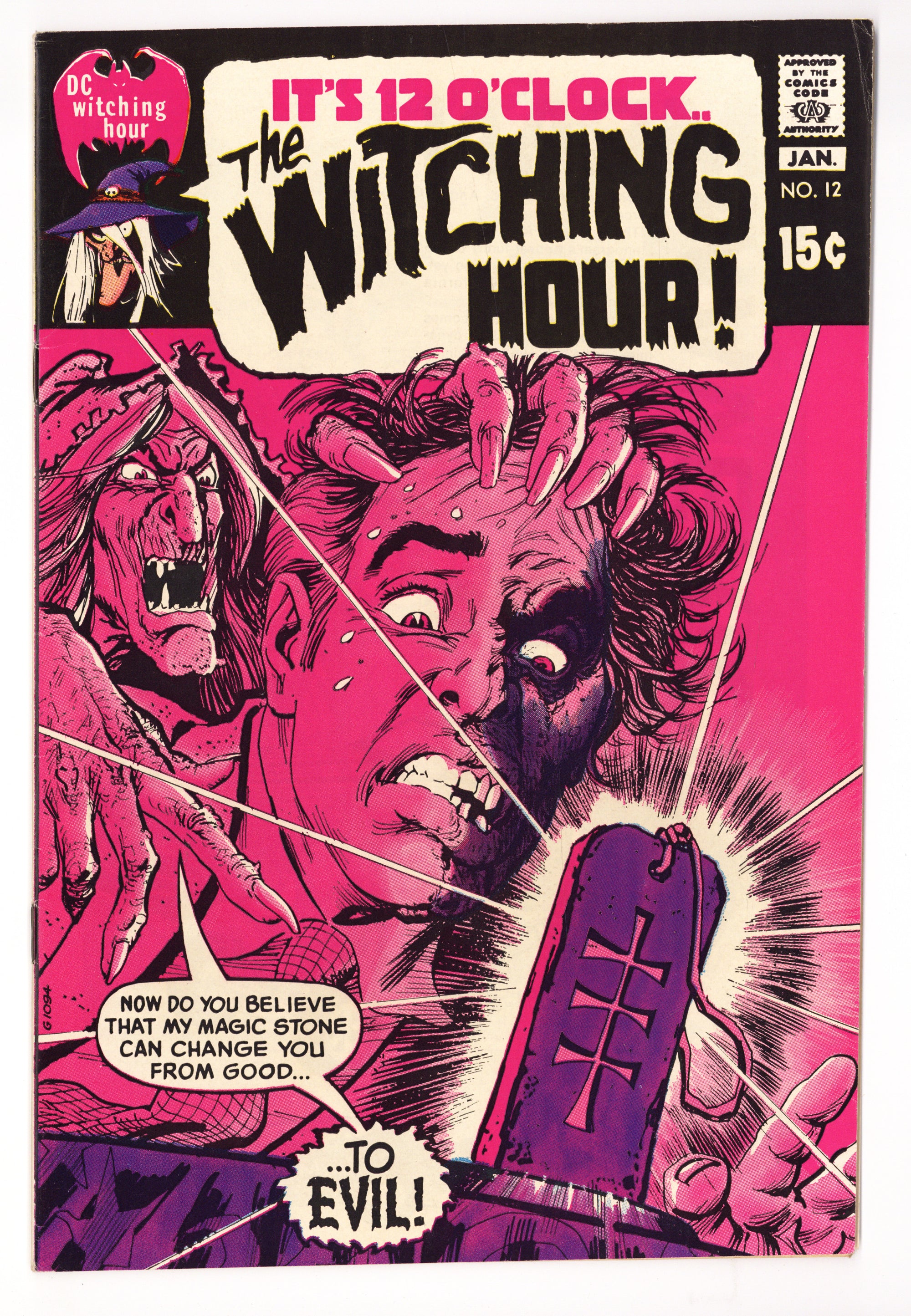 The Witching Hour Vol 1 12  VF- (7.5)   (1970)        