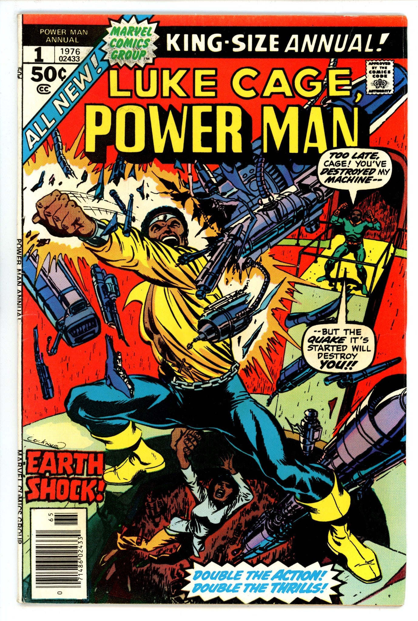 Power Man Annual 1 FN- (5.5) (1976) 