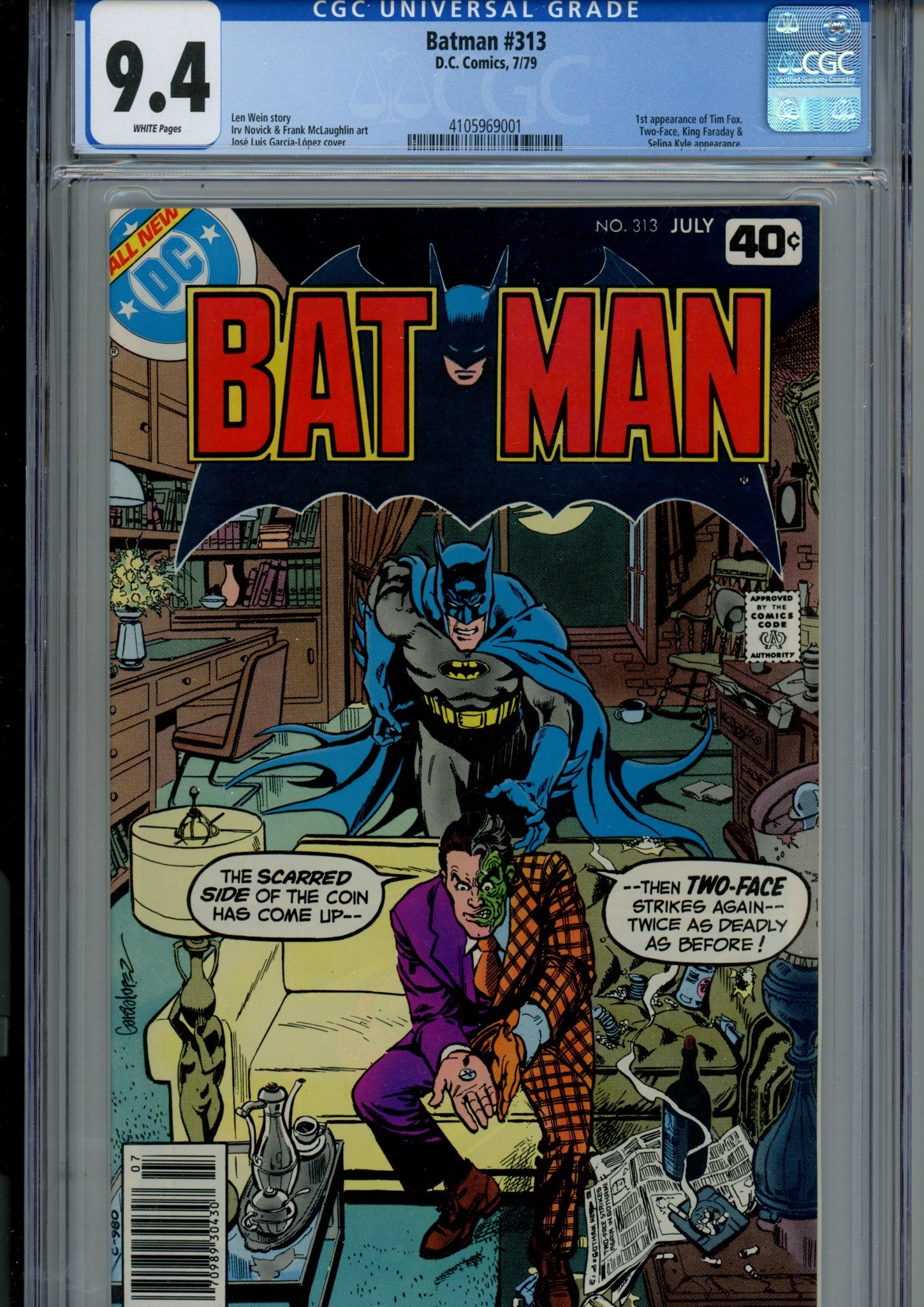 Batman Vol 1 313 CGC 9.4 (NM) (1979) 