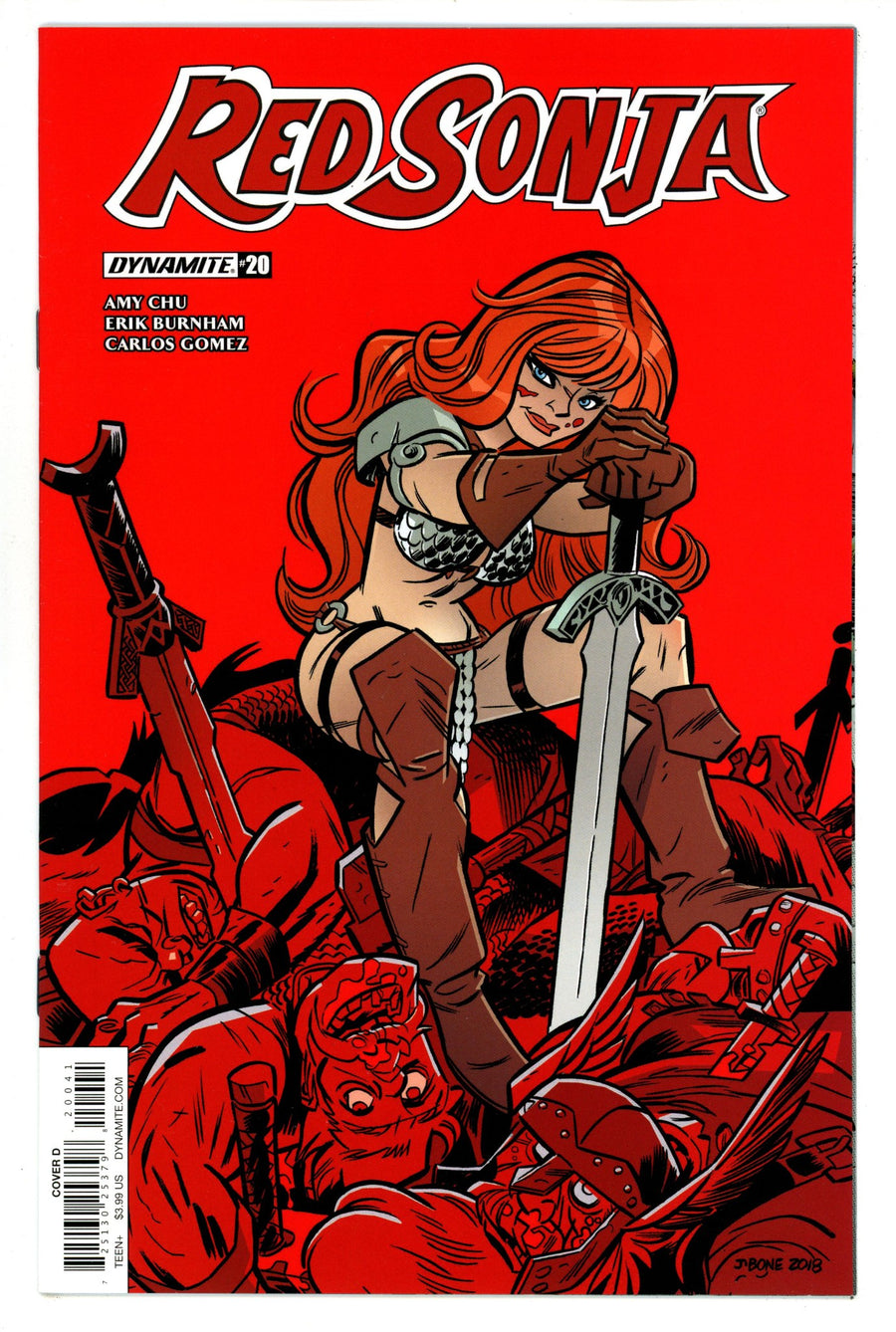 Red Sonja Vol 4 20 High Grade (2018) Bone Variant 