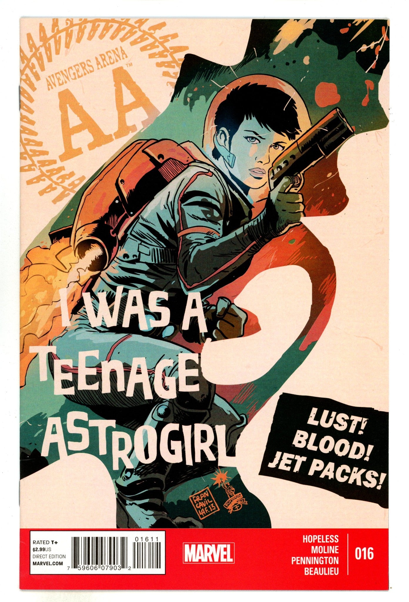 Avengers Arena 16 High Grade (2013) 