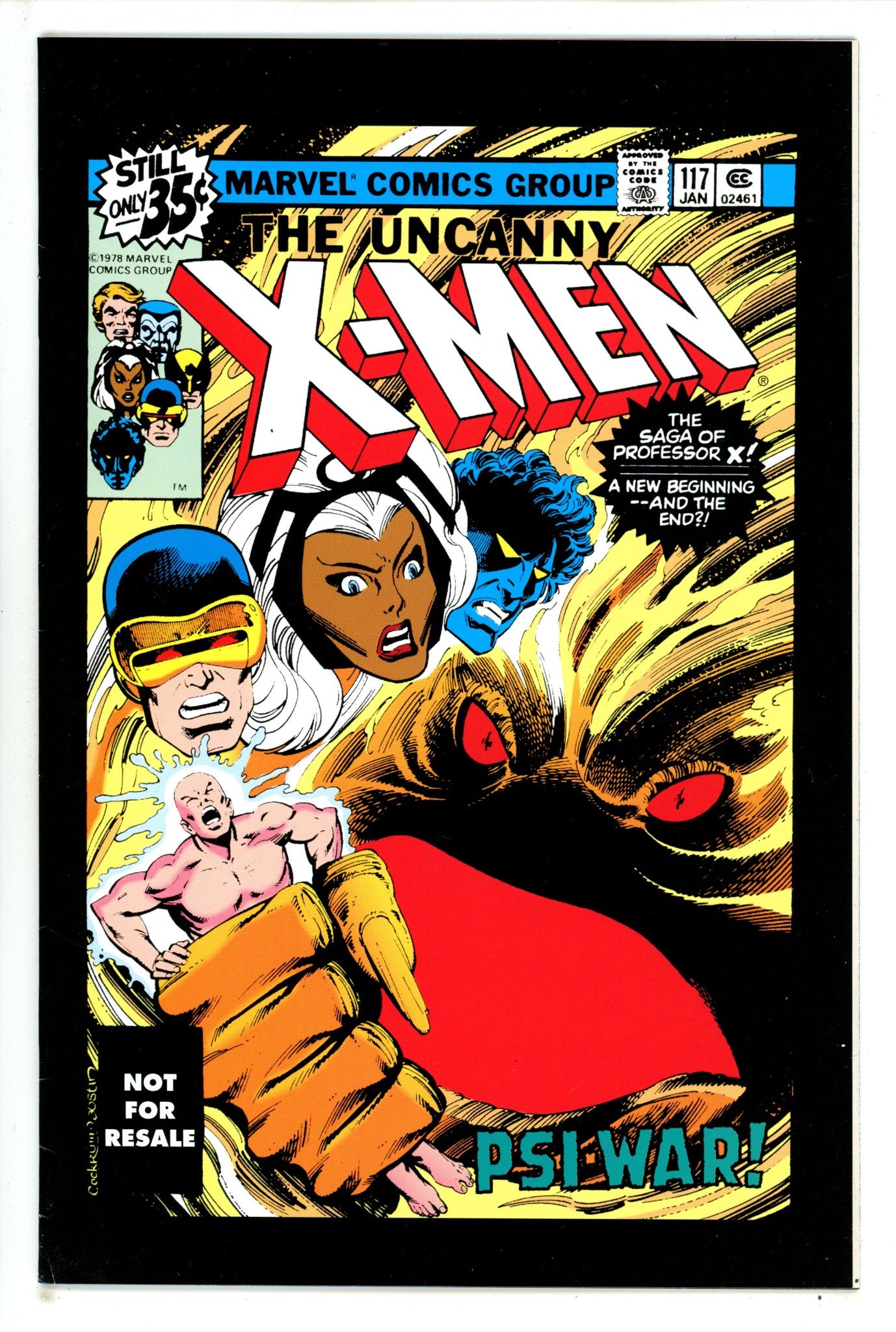 X-Men Vol. 1, No. 117 [Marvel Legends Reprint] [nn] Mid Grade (2004) 