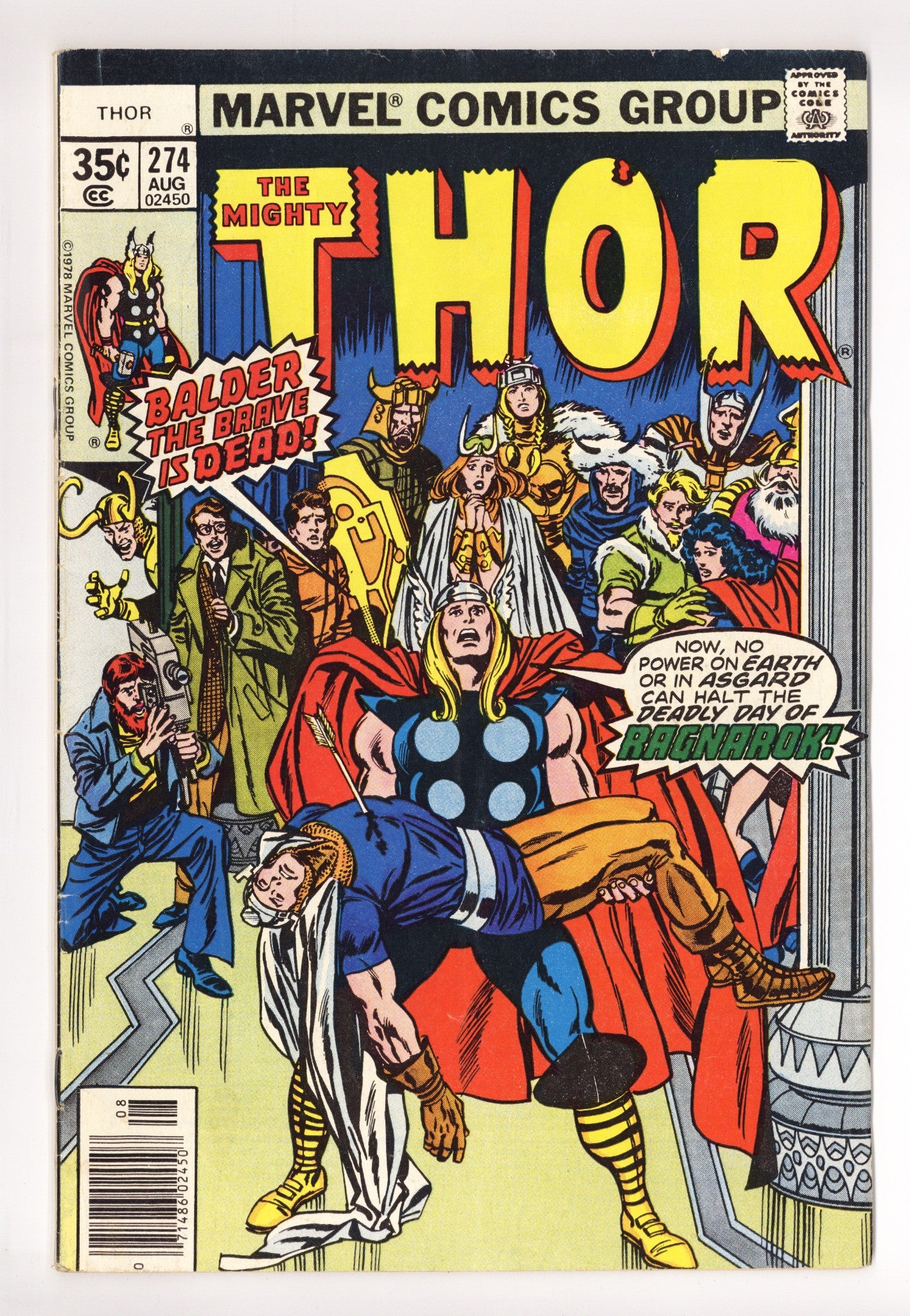 Thor Vol 1 274 Very Low Grade (1978) 