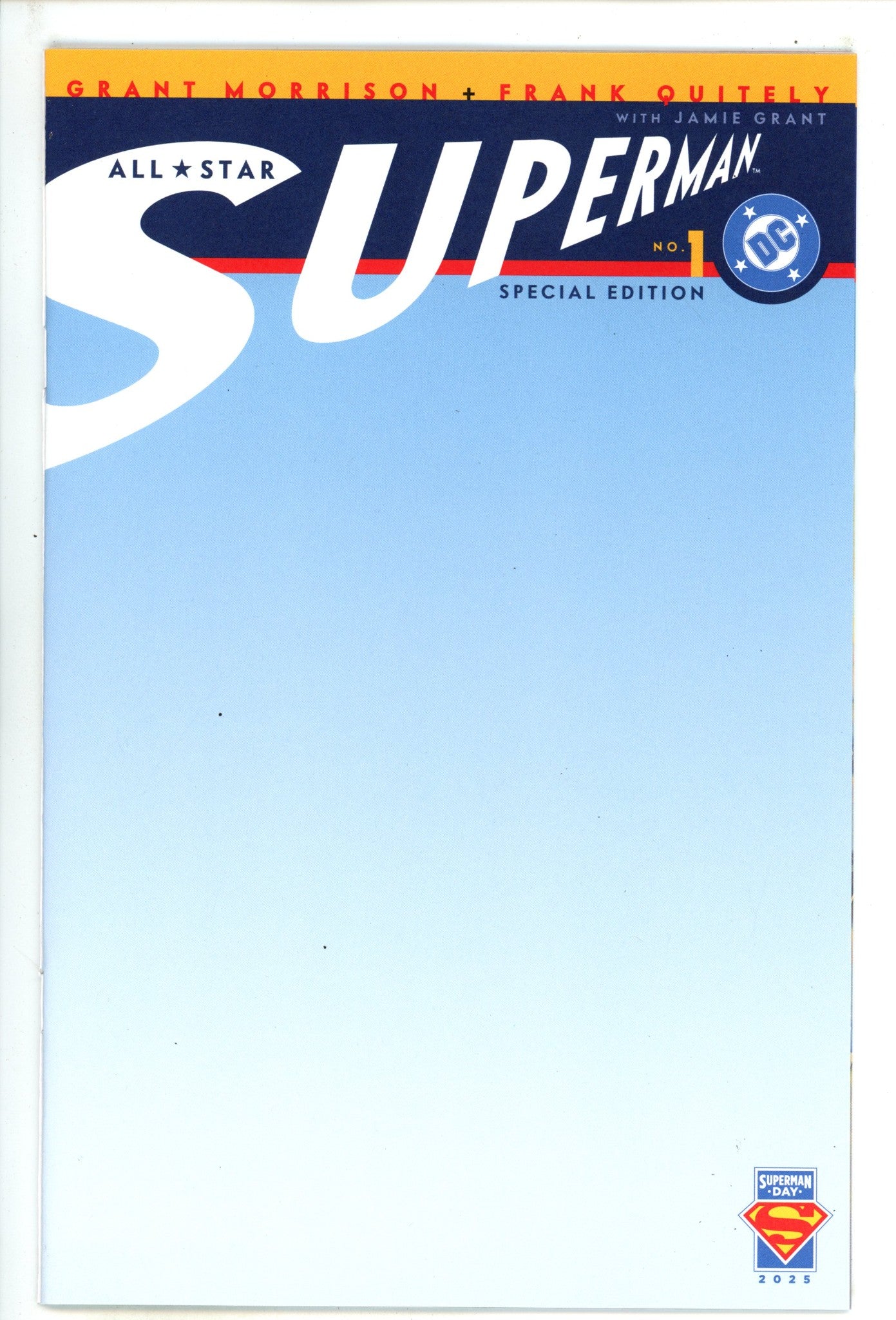 Superman Day 2025 - All-Star Superman 1 Blank Variant (2025)