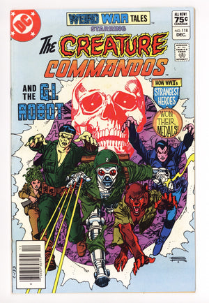 Weird War Tales Vol 1 118 FN+ (6.5) (1982) Canadian Price Variant