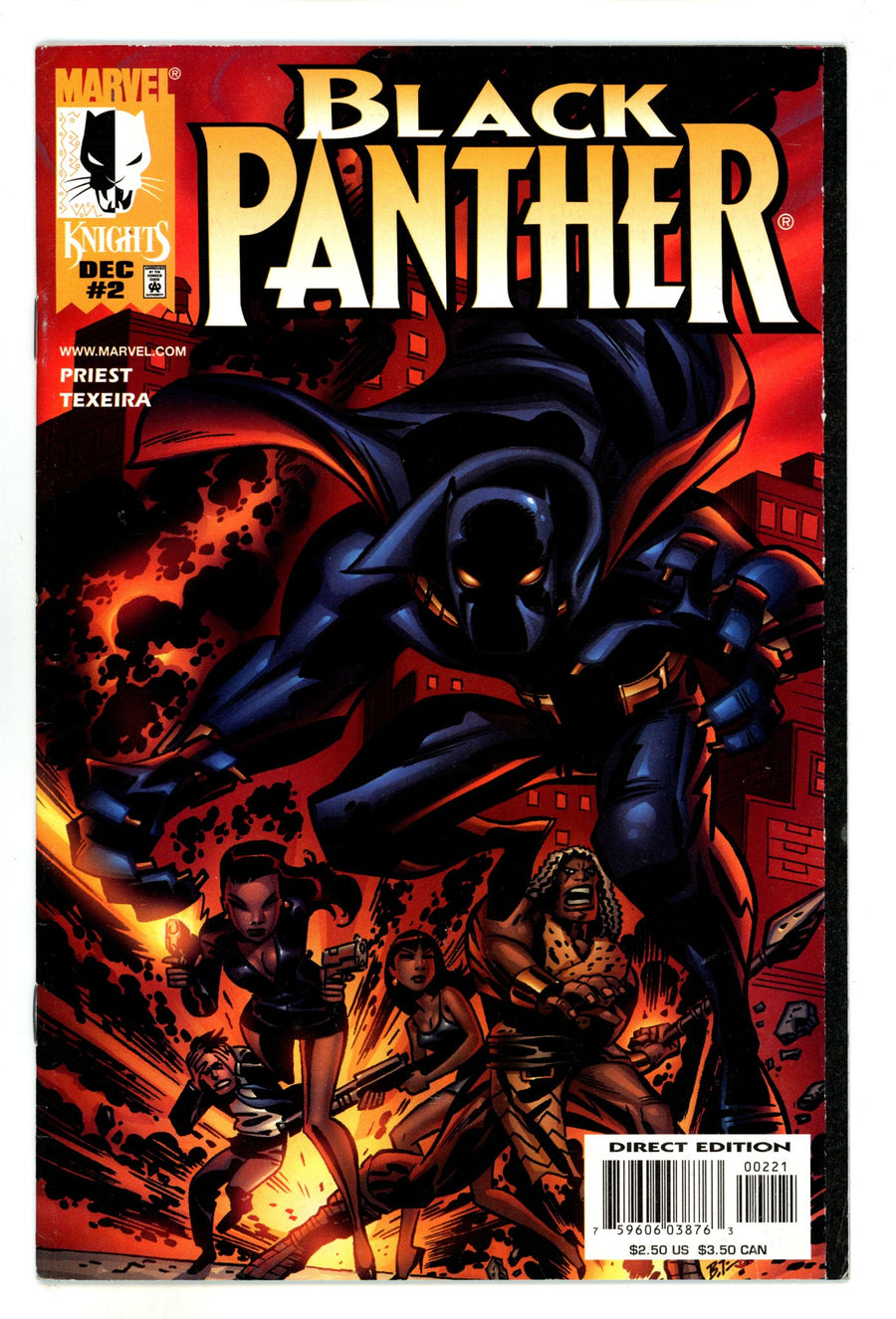 Black Panther Vol 3 2  FN/VF (7.0)  (1998) Timm  Variant  