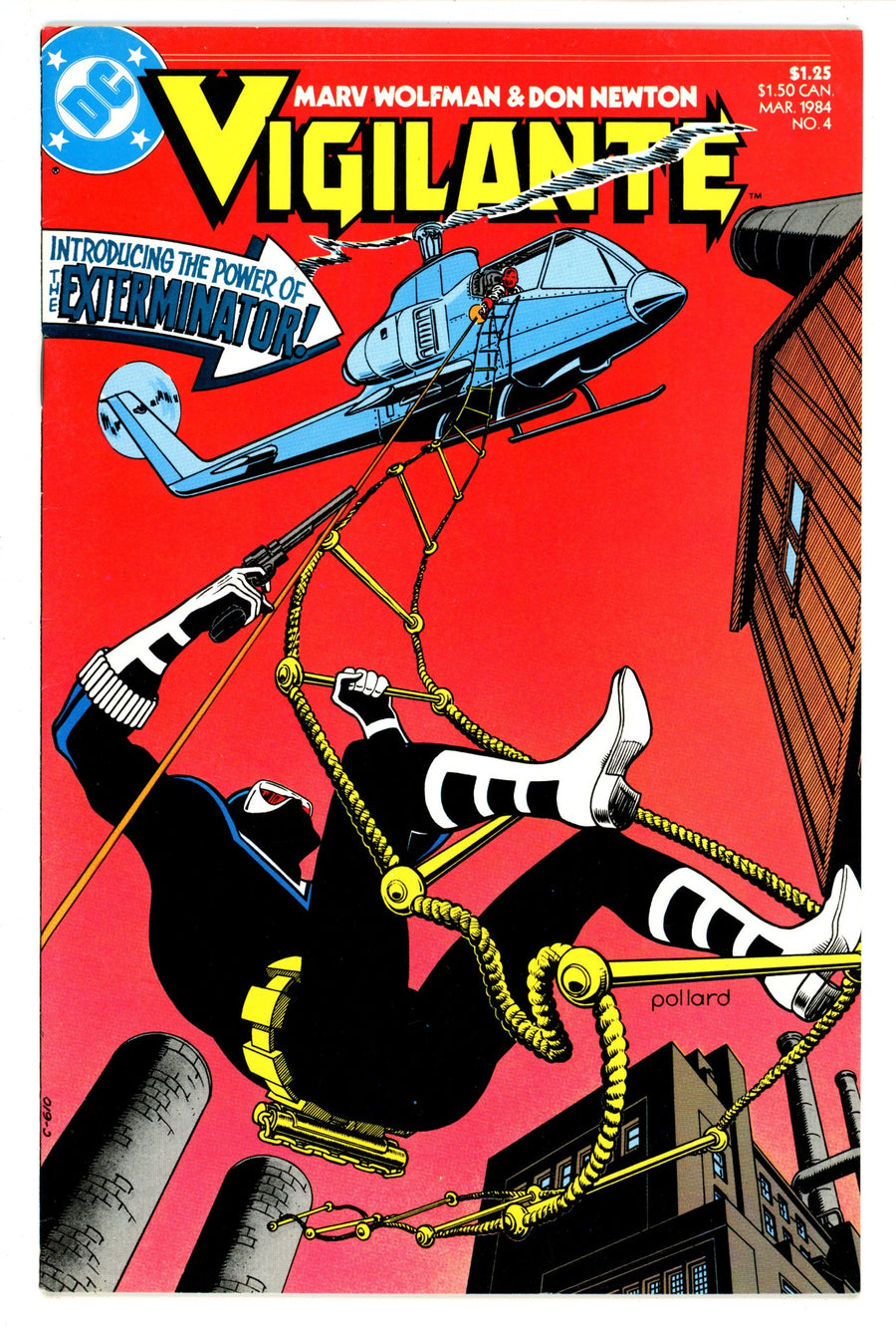 The Vigilante Vol 1 4  Mid Grade  (1984)   