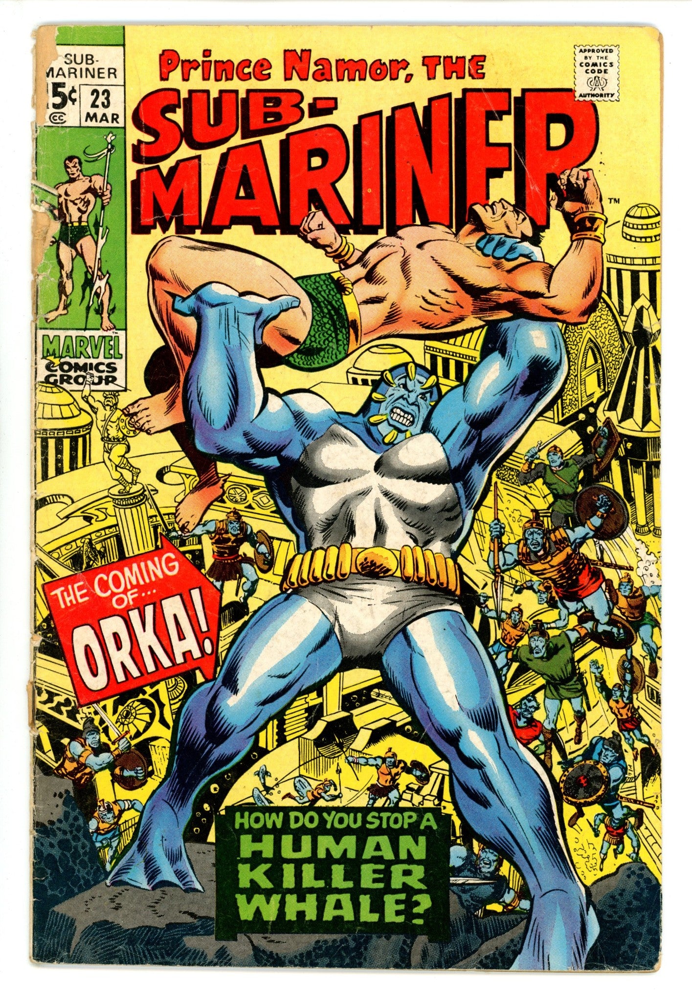 Sub-Mariner Vol 1 23 GD (1970)