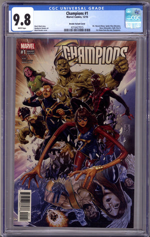 Champions Vol 2 1 CGC 9.8 (NM/M)   (2016) Brooks     Incentive Variant