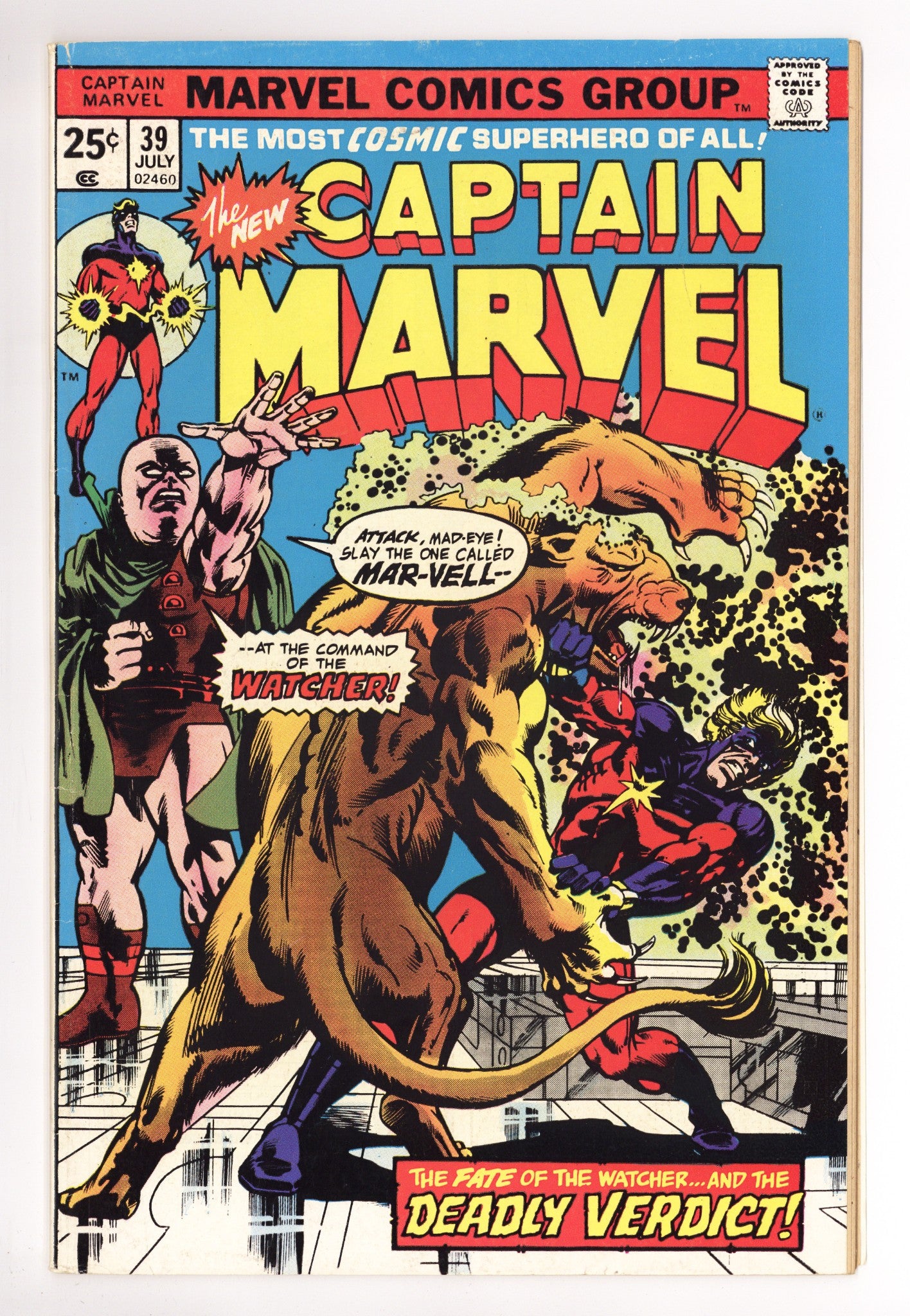 Captain Marvel Vol 1 39 Mid Grade (1975) 