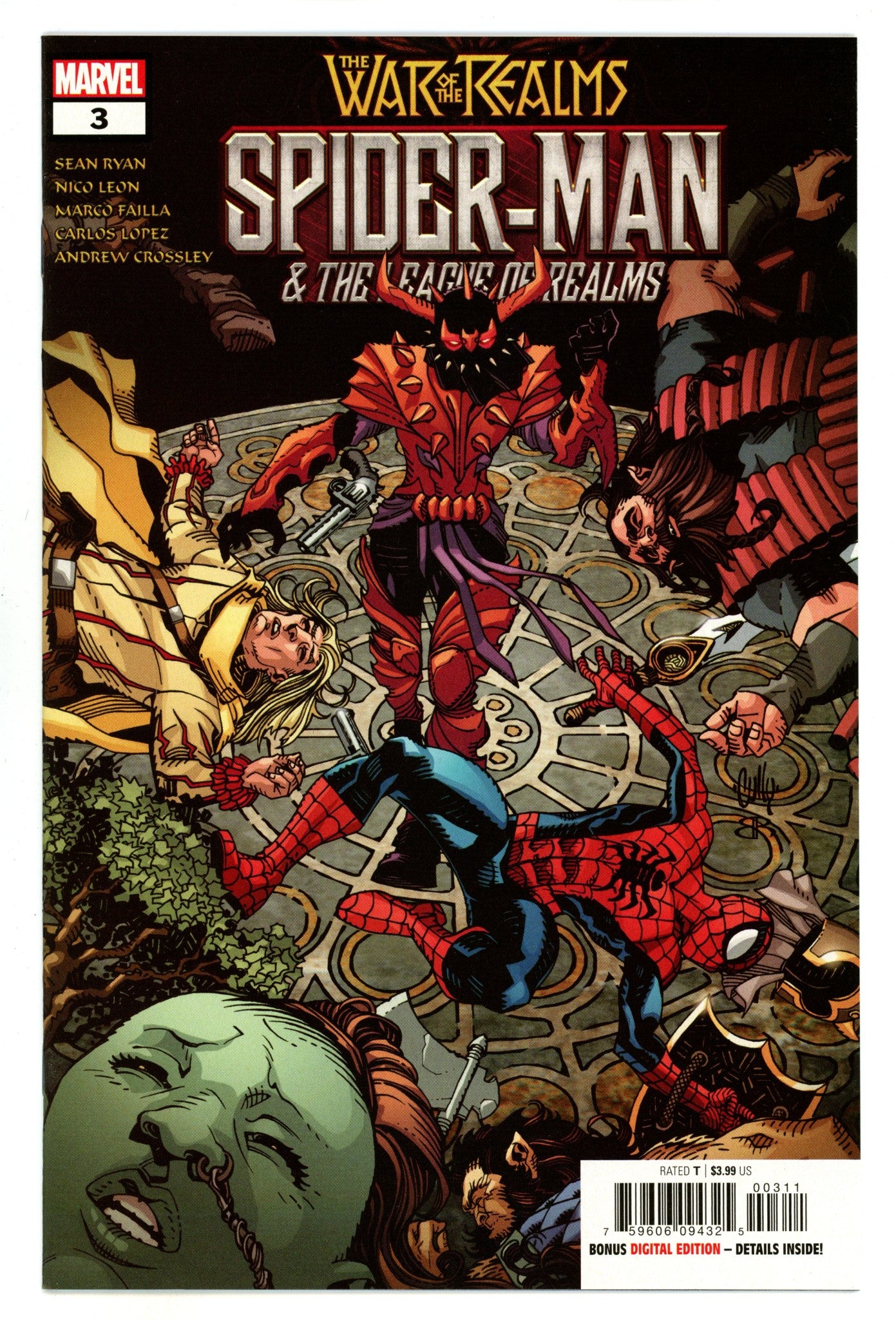 Spider-Man & the League of Realms  3  High Grade  (2019)  