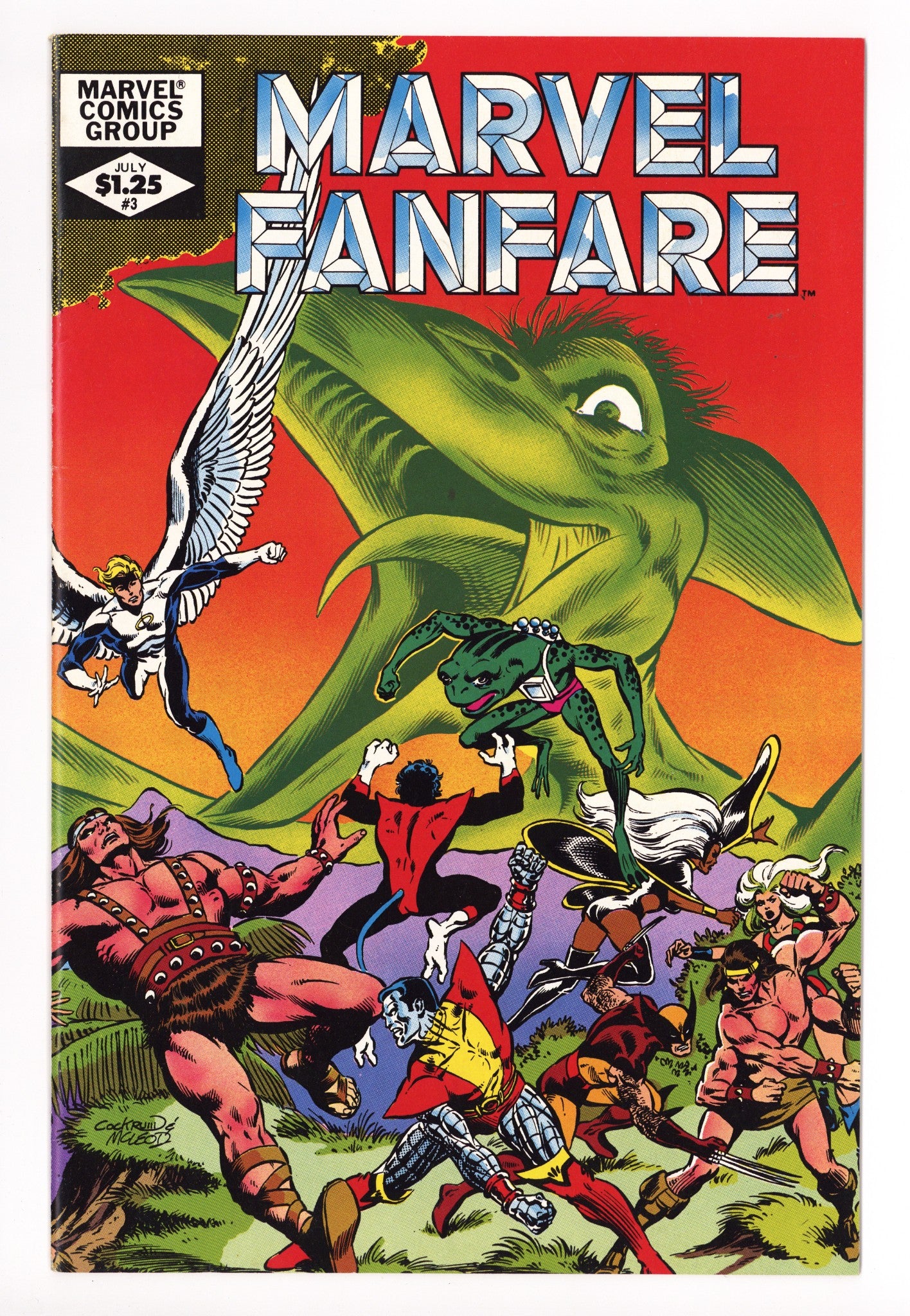 Marvel Fanfare 3 Mid Grade (1982) 