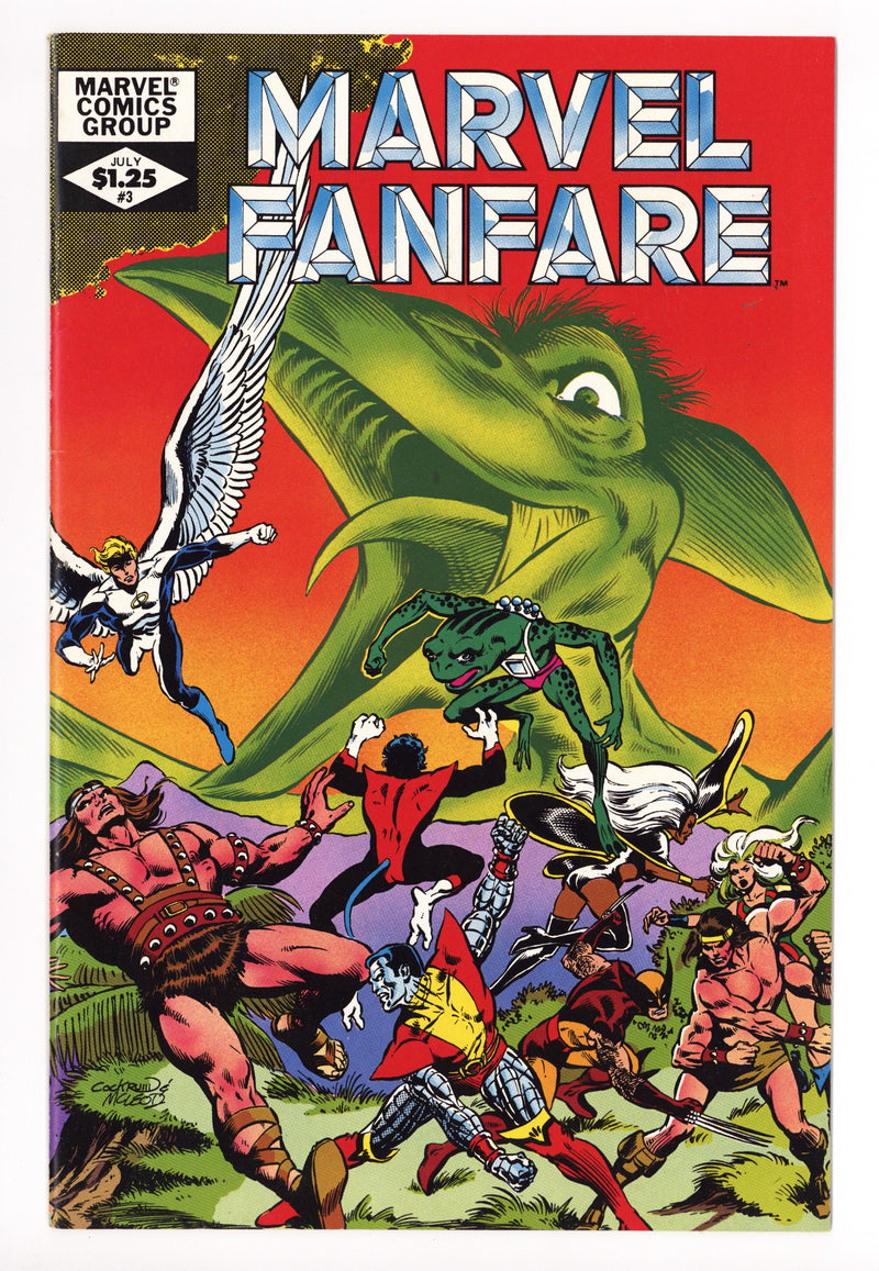Marvel Fanfare 3 Mid Grade (1982) 