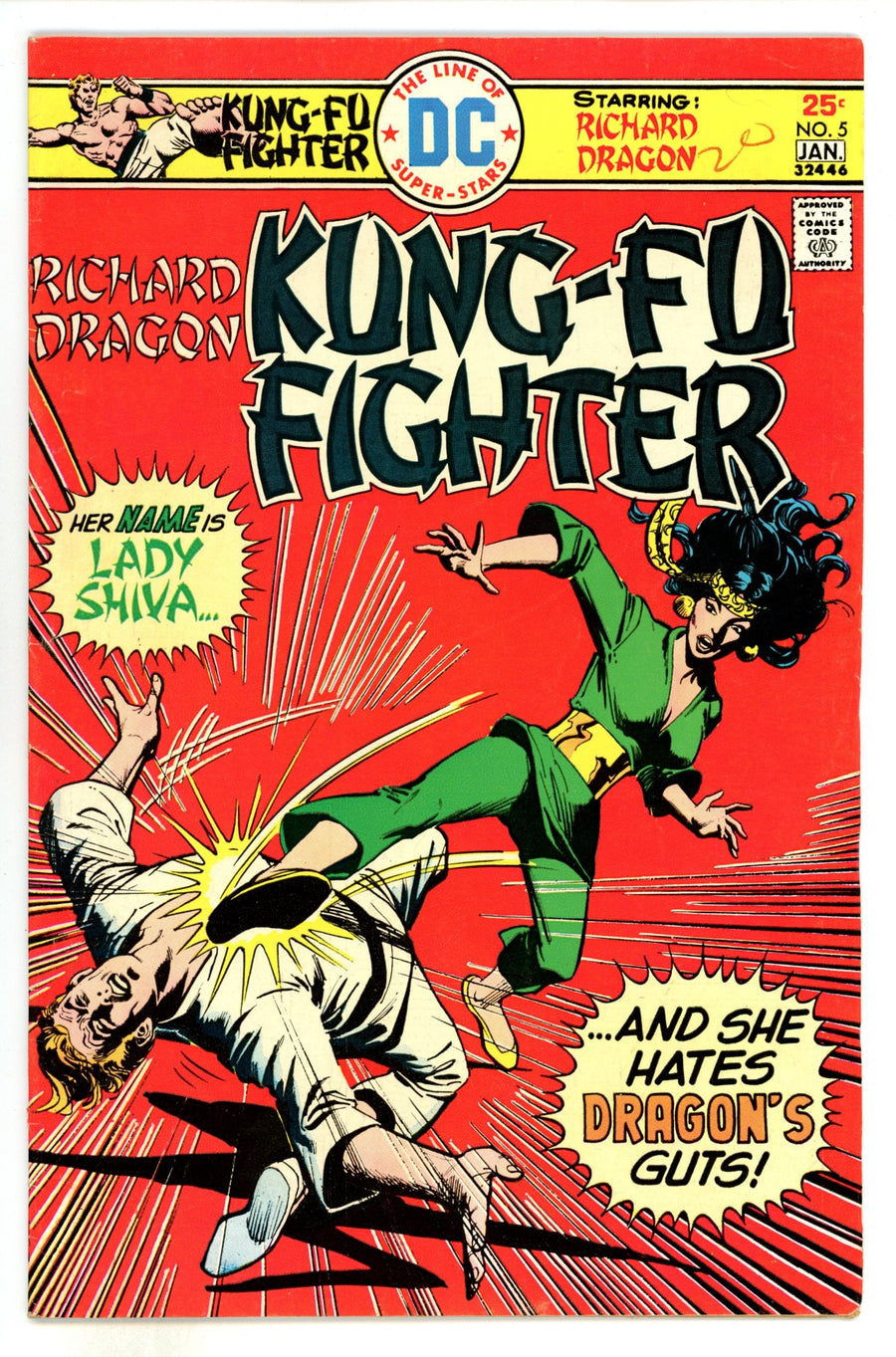 Richard Dragon, Kung-Fu Fighter 5 FN- (5.5) (1975) 