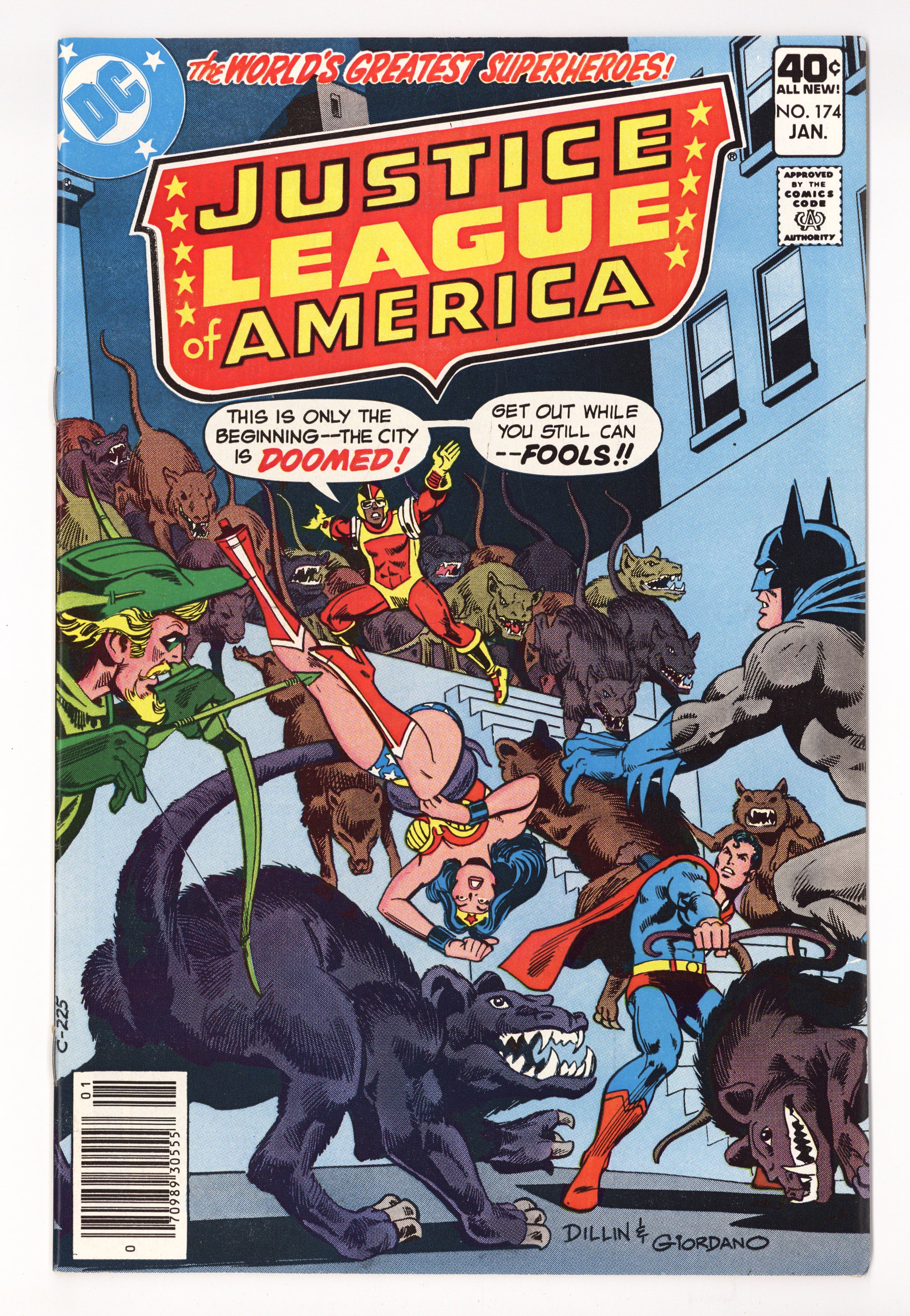 Justice League of America Vol 1 174 Mid Grade (1979) 
