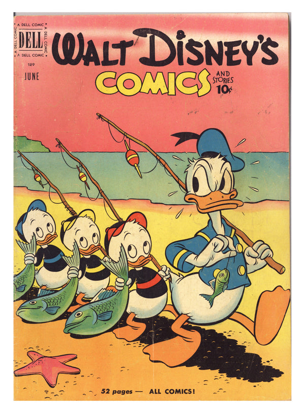 Walt Disney's Comics and Stories Vol 11 9 (129) VG (4.0) (1951)