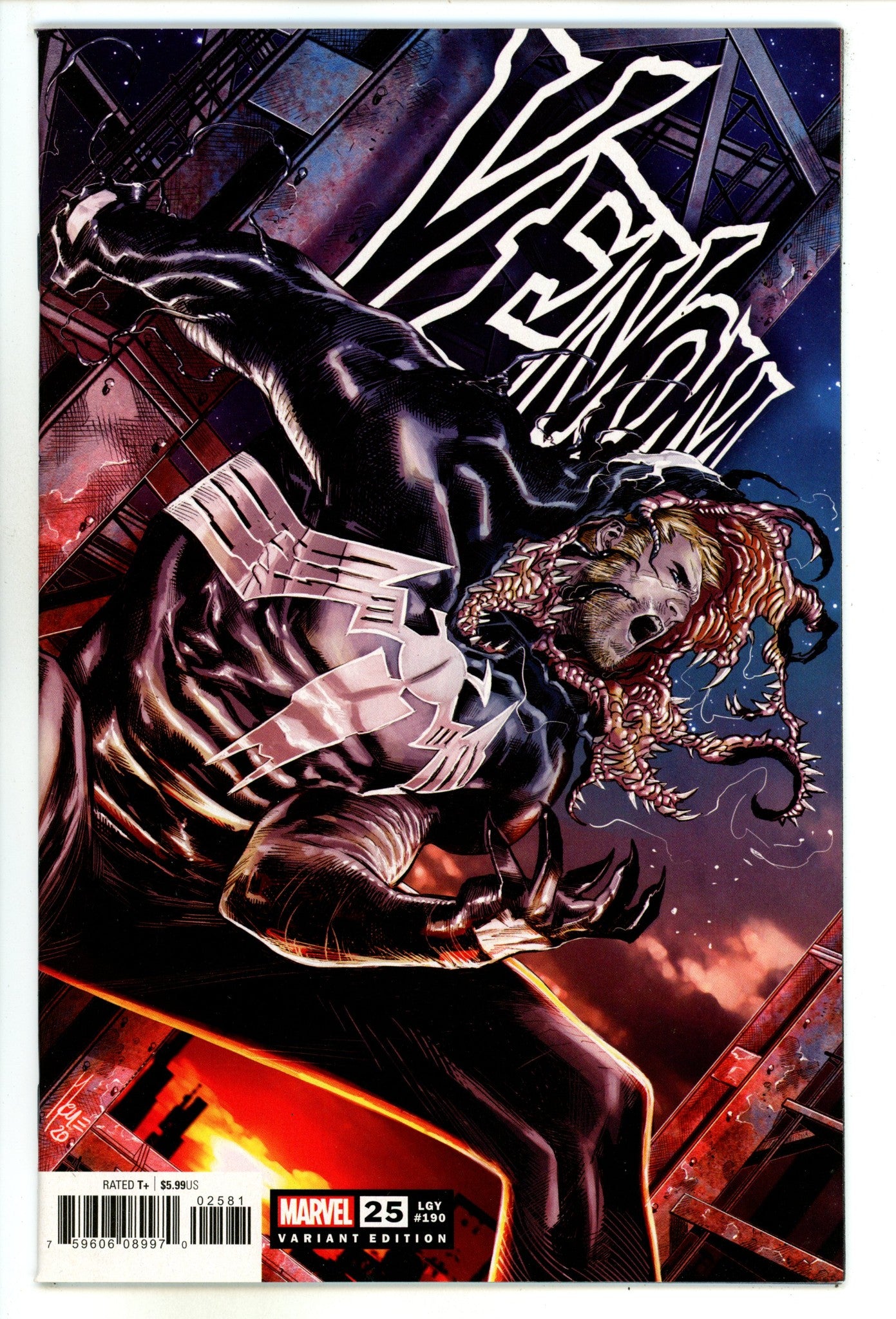 Venom Vol 4 25 (190) High Grade (2020) Checchetto Variant 