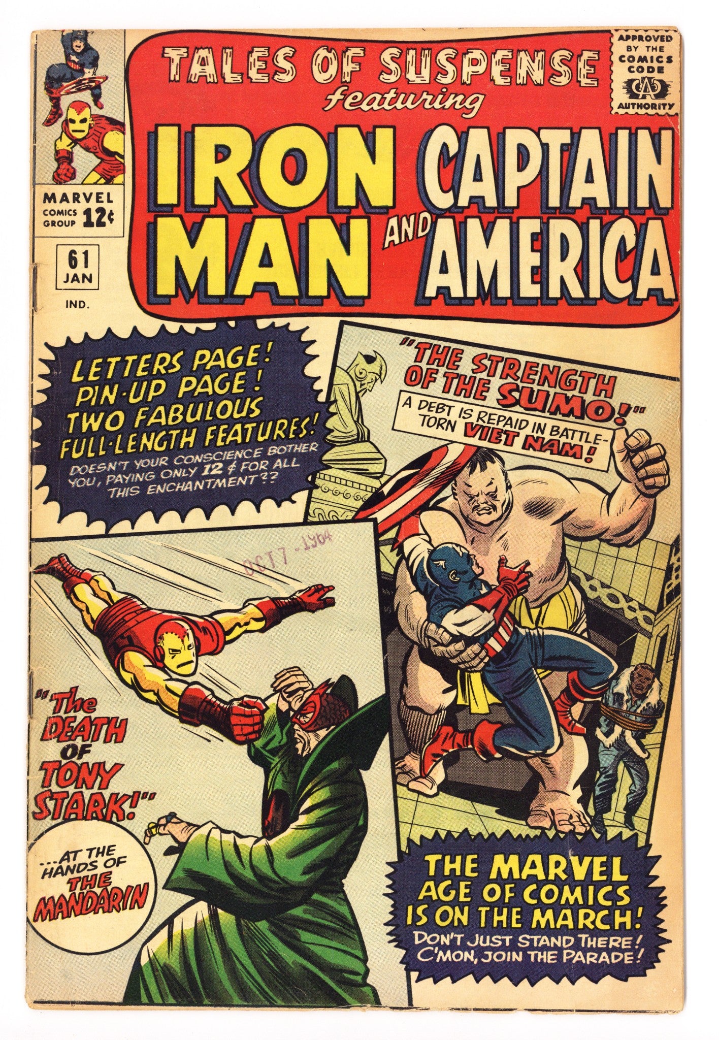 Tales of Suspense Vol 1 61 VG/FN (5.0) (1965) 