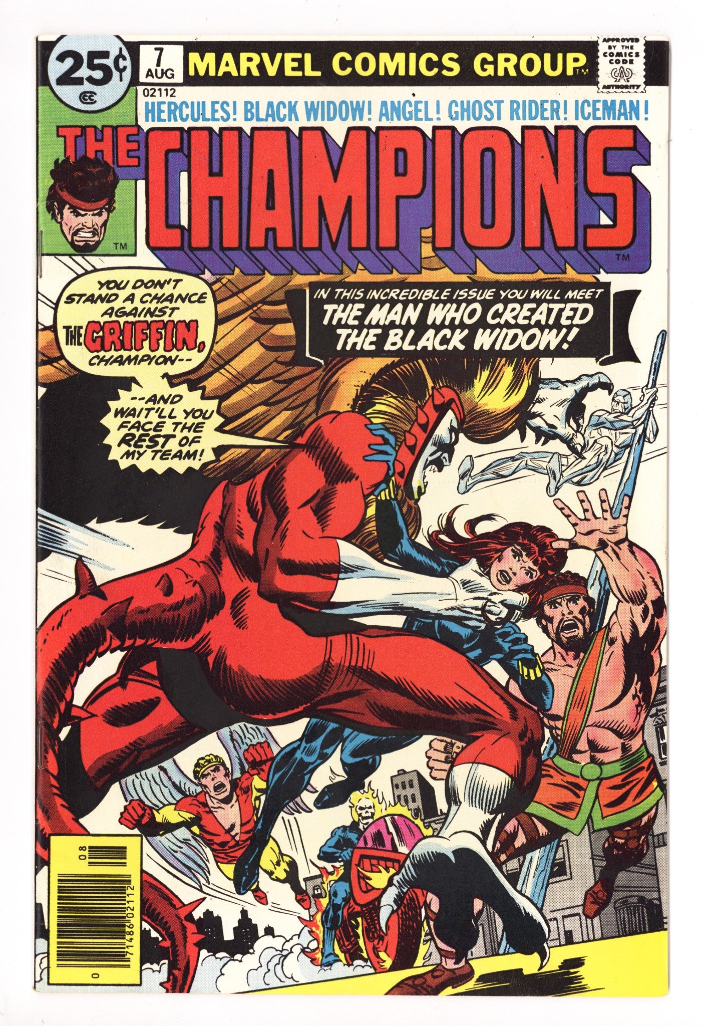 The Champions Vol 1 7 Mid Grade (1976) 