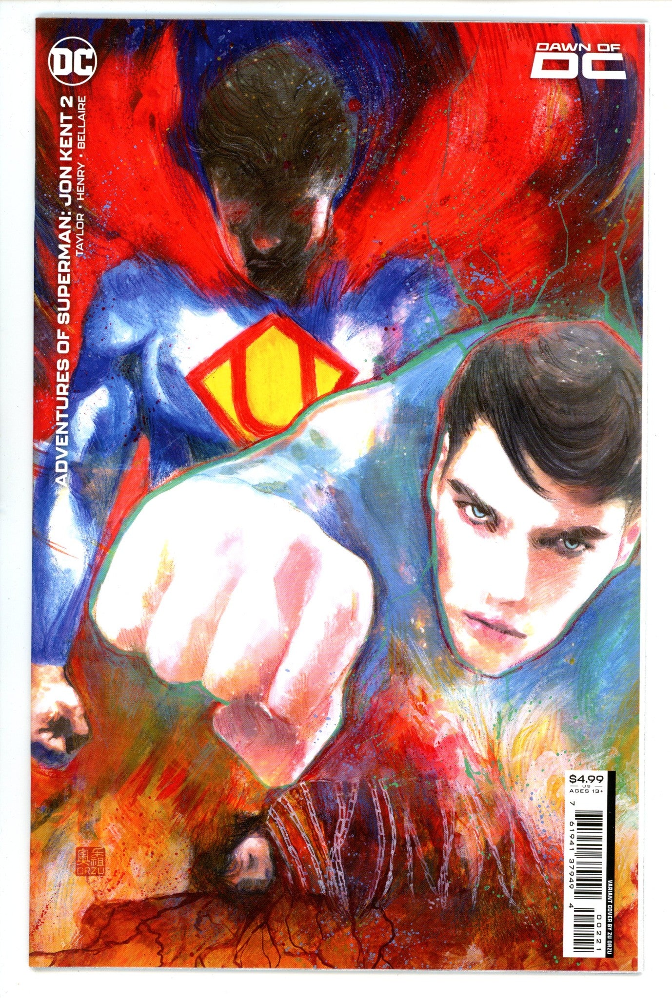 Adventures of Superman: Jon Kent 2 High Grade (2023) Orzu Variant 
