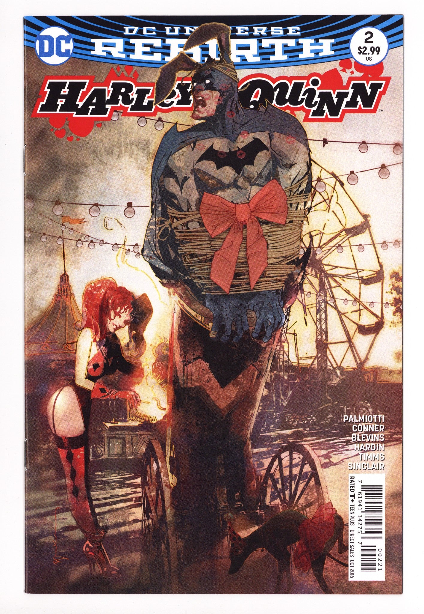 Harley Quinn Vol 3 2 High Grade (2016) Sienkiewicz Variant 
