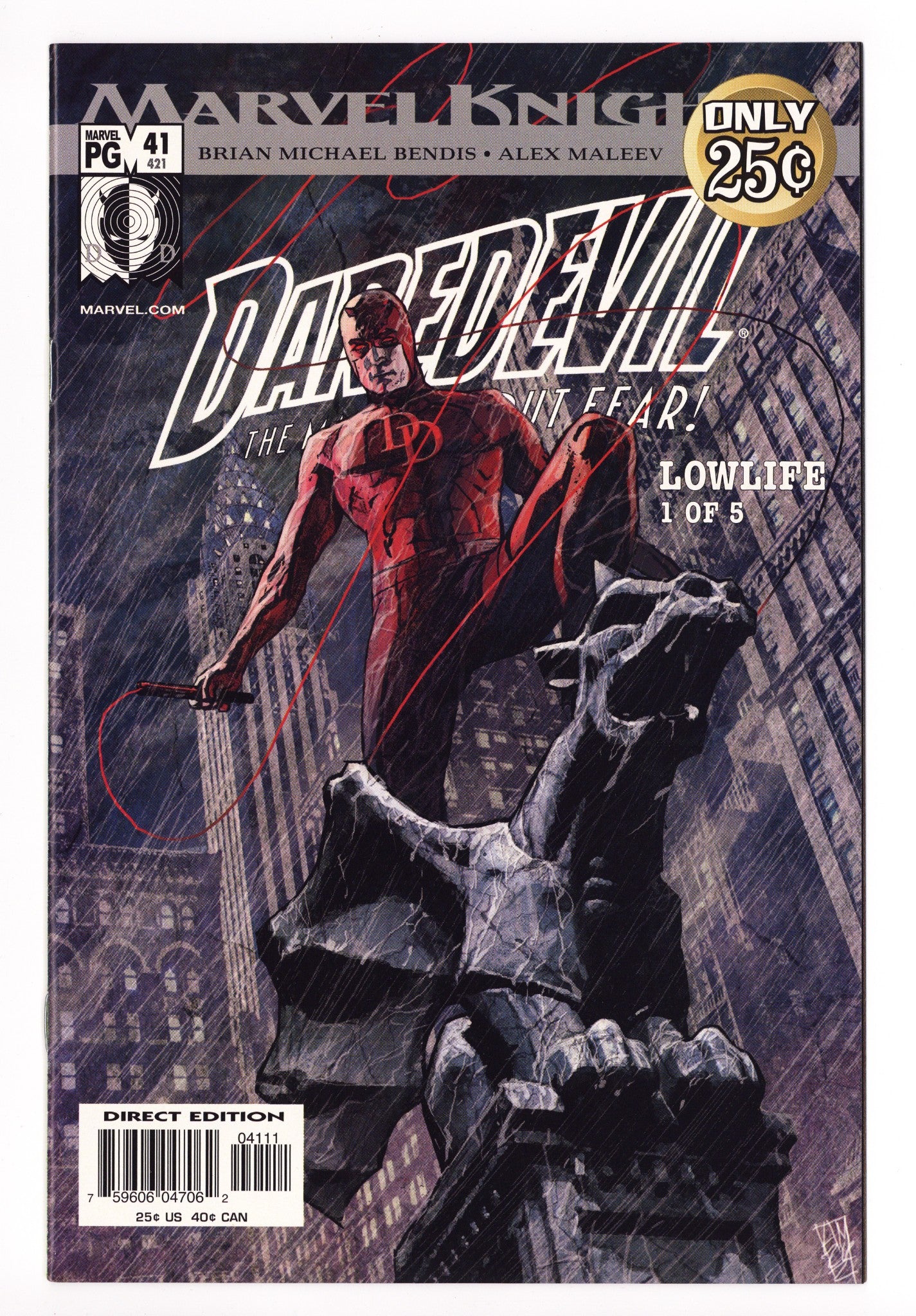 Daredevil Vol 2 41 (421) High Grade (2003) 