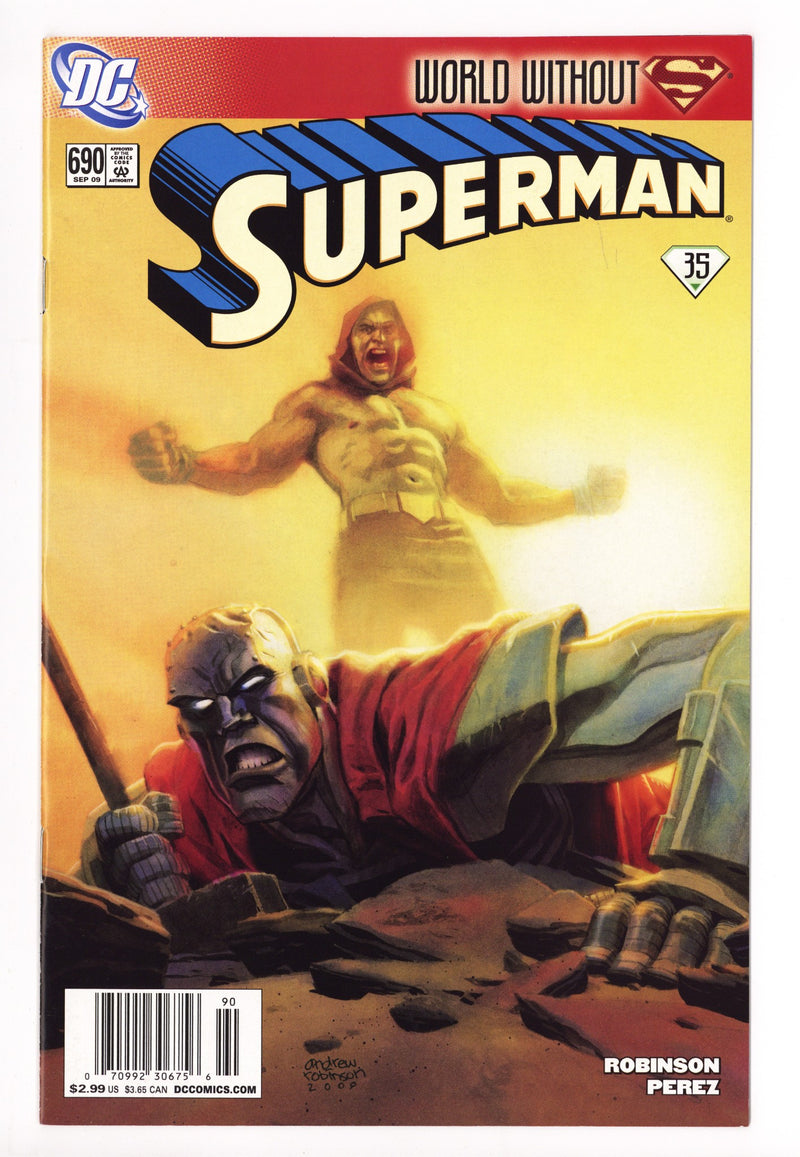 Superman Vol 1 690 VF (8.0) (2009) Newsstand 