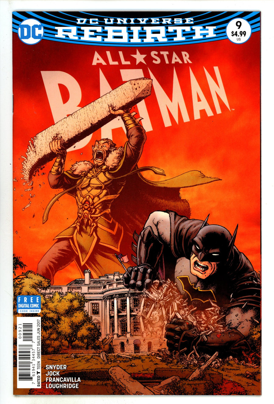 All Star Batman 9 High Grade (2017) Burnham Variant 