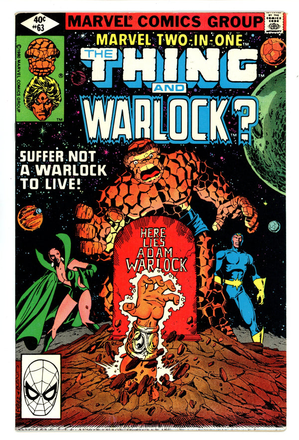 Marvel Two-in-One Vol 1 63 Mid Grade (1980)