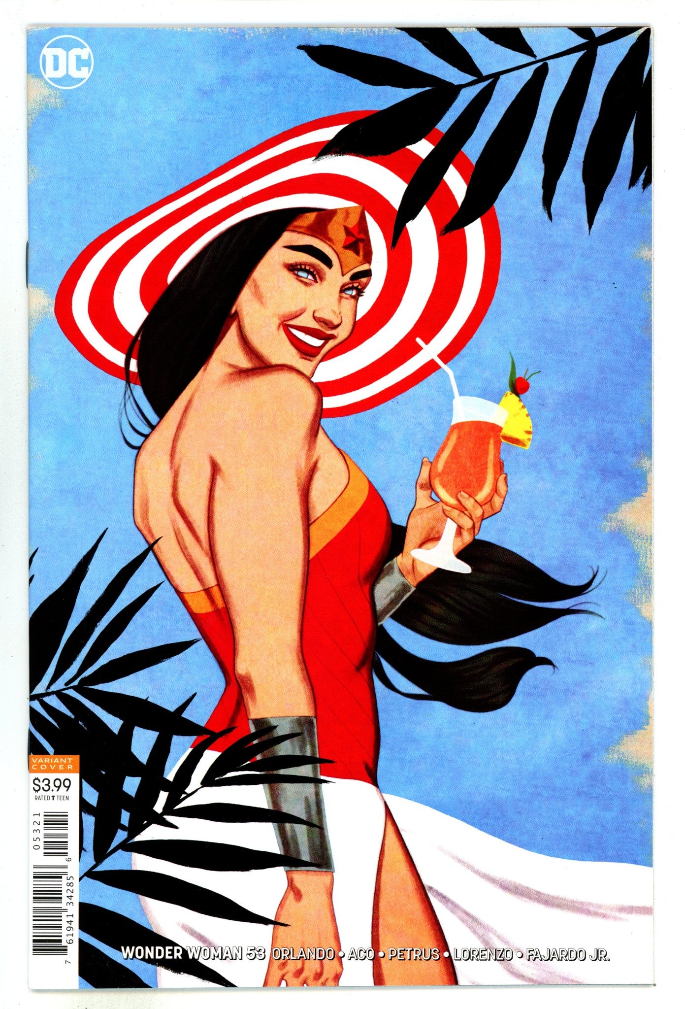 Wonder Woman Vol 5 53 High Grade (2018) Frison Variant 