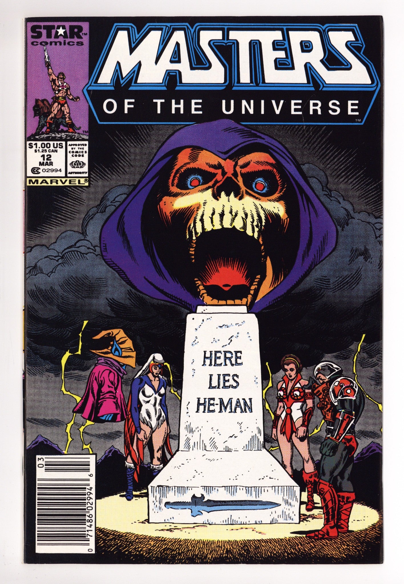 Masters of the Universe 12 VF/NM (9.0) (1988) Newsstand 