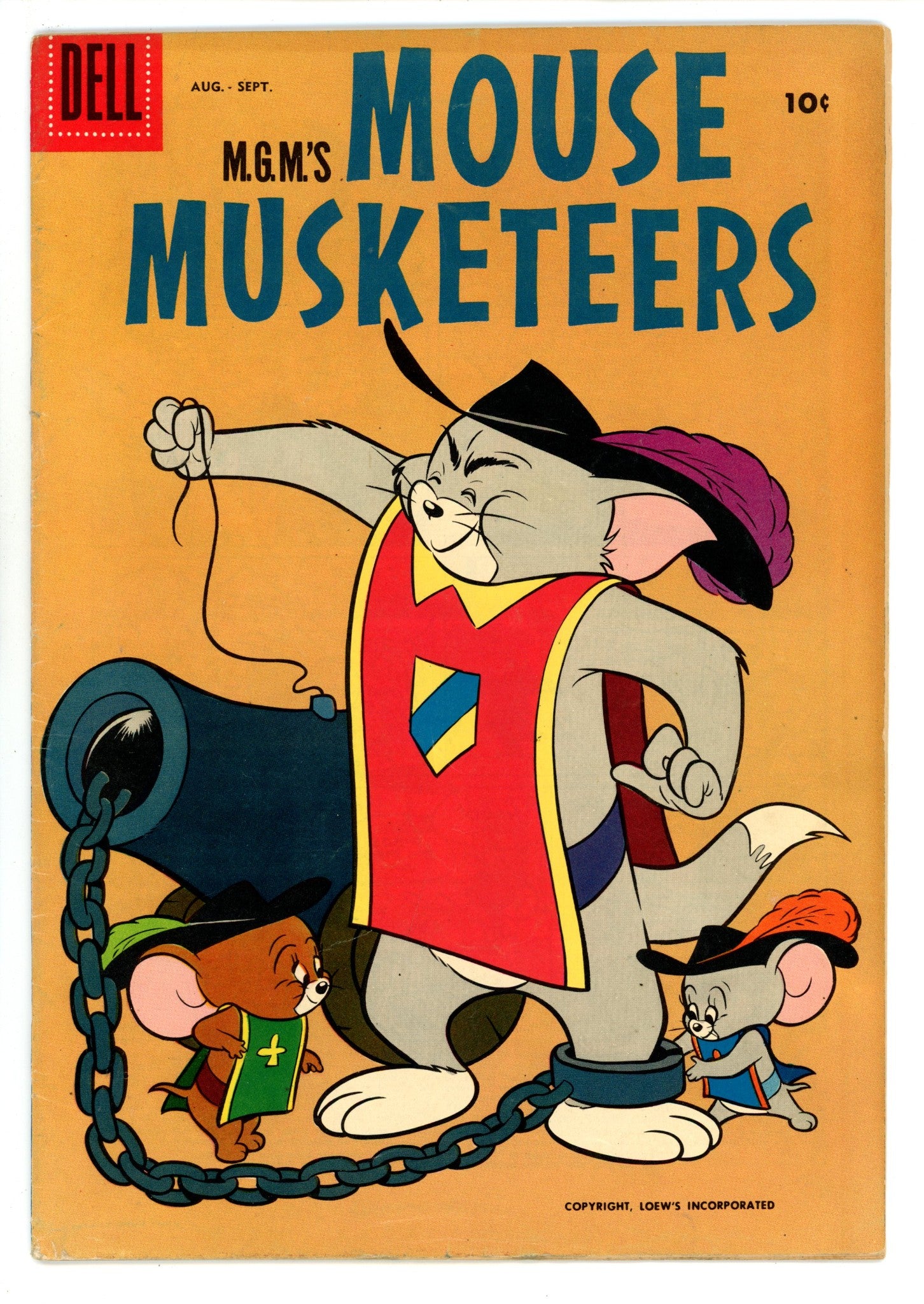M.G.M.'s Mouse Musketeers 14 VG+ (4.5) (1958) 