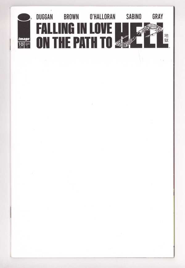 Falling In Love On The Path To Hell 10 Blank Variant (2025)