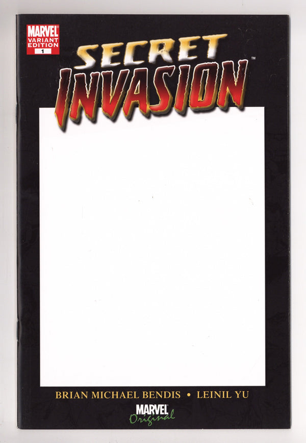 Secret Invasion 1 High Grade (2008) Blank Variant