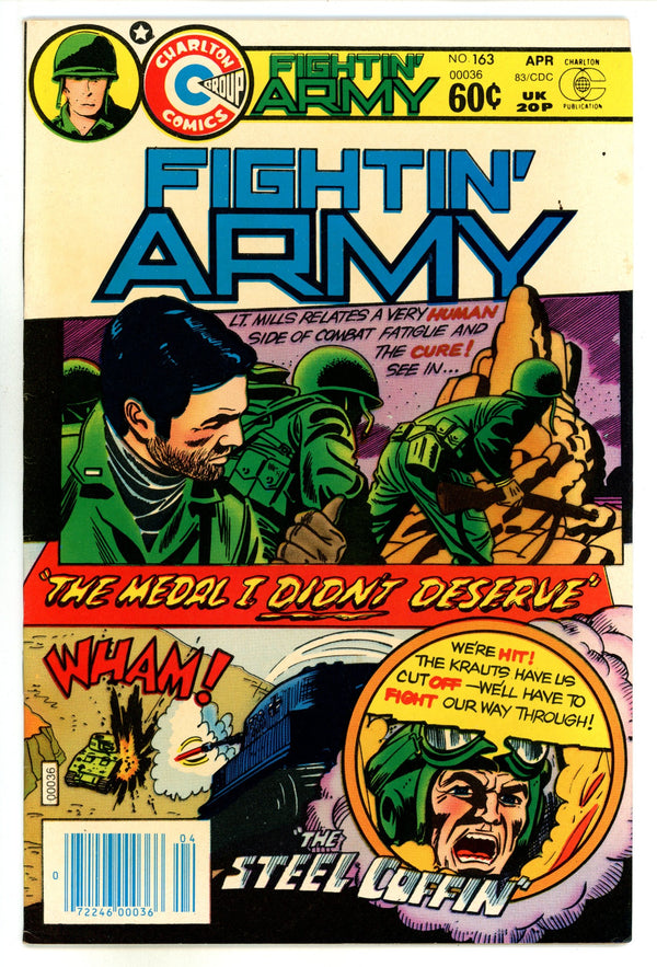 Fightin' Army 163 VF- (7.5) (1983)