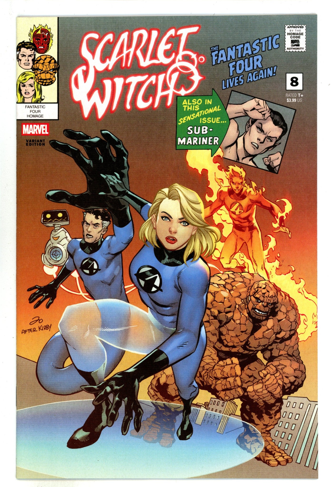 Scarlet Witch Vol 4 8 To  Homage Variant   (2025)