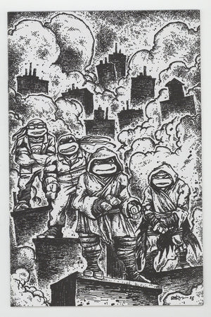 Teenage Mutant Ninja Turtles Vol 6 10 NM- (9.2) (2025) Eastman B&W Virgin Incentive Variant