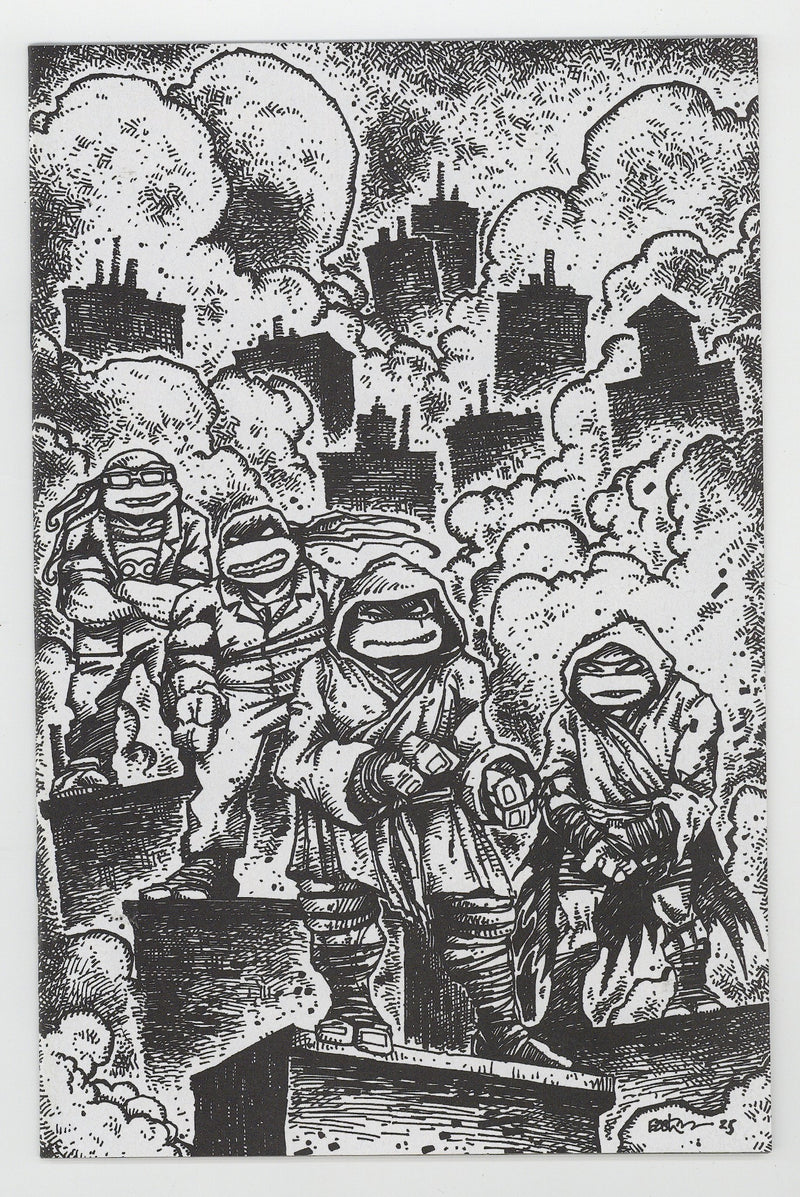 Teenage Mutant Ninja Turtles Vol 6 10 NM- (9.2) (2025) Eastman B&W Virgin Incentive Variant 