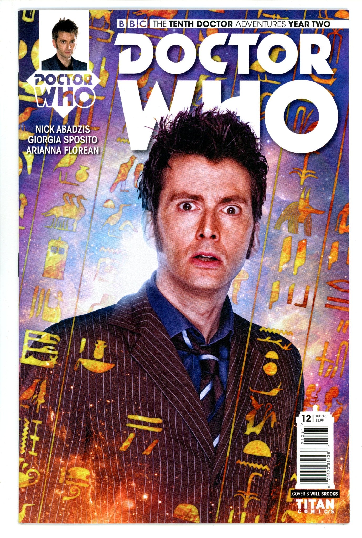 Doctor Who: The Tenth Doctor, Year Two 12 High Grade (2016) Photo Variant 
