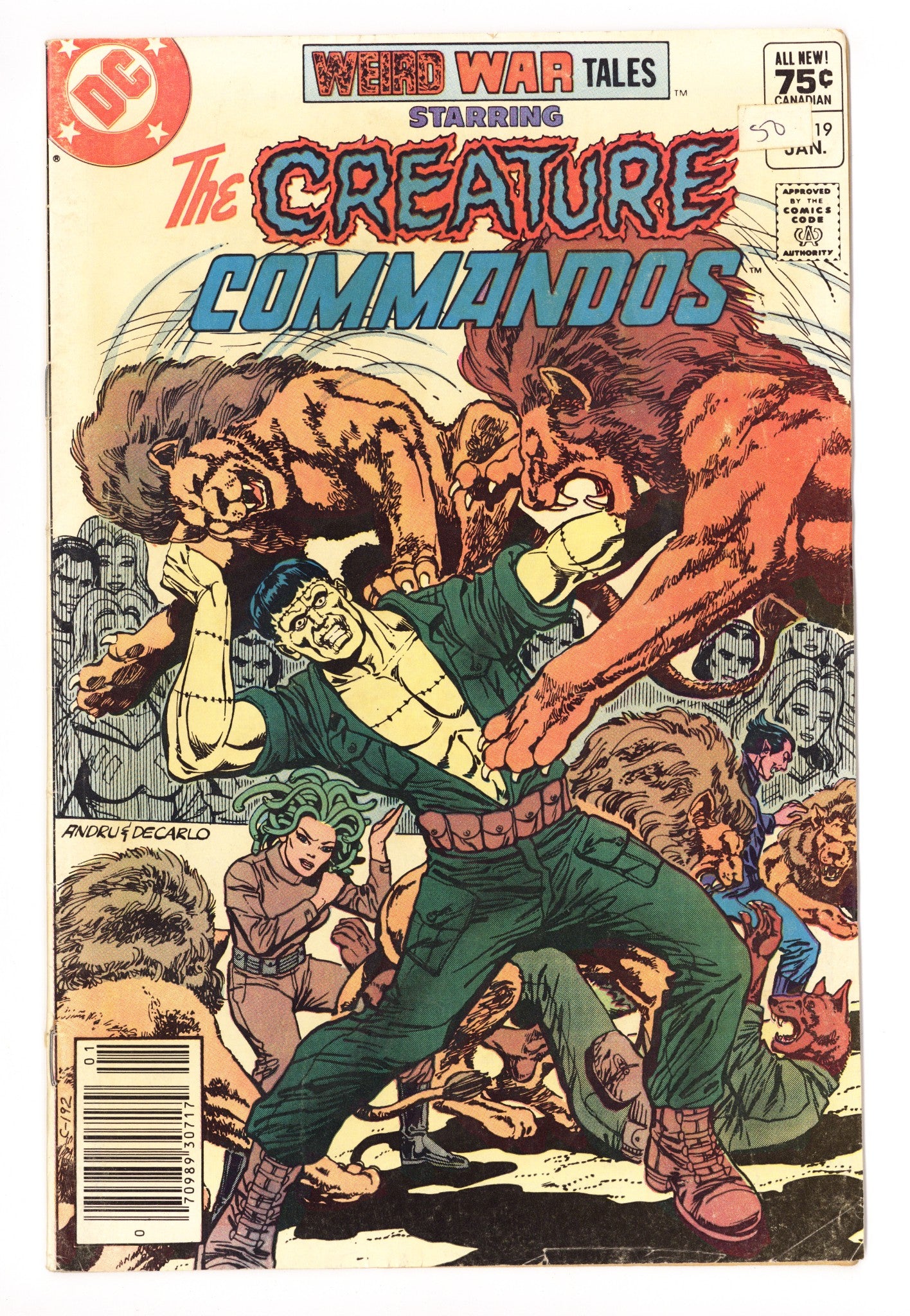 Weird War Tales Vol 1 119 GD/VG (3.0) (1983) Canadian Price Variant 